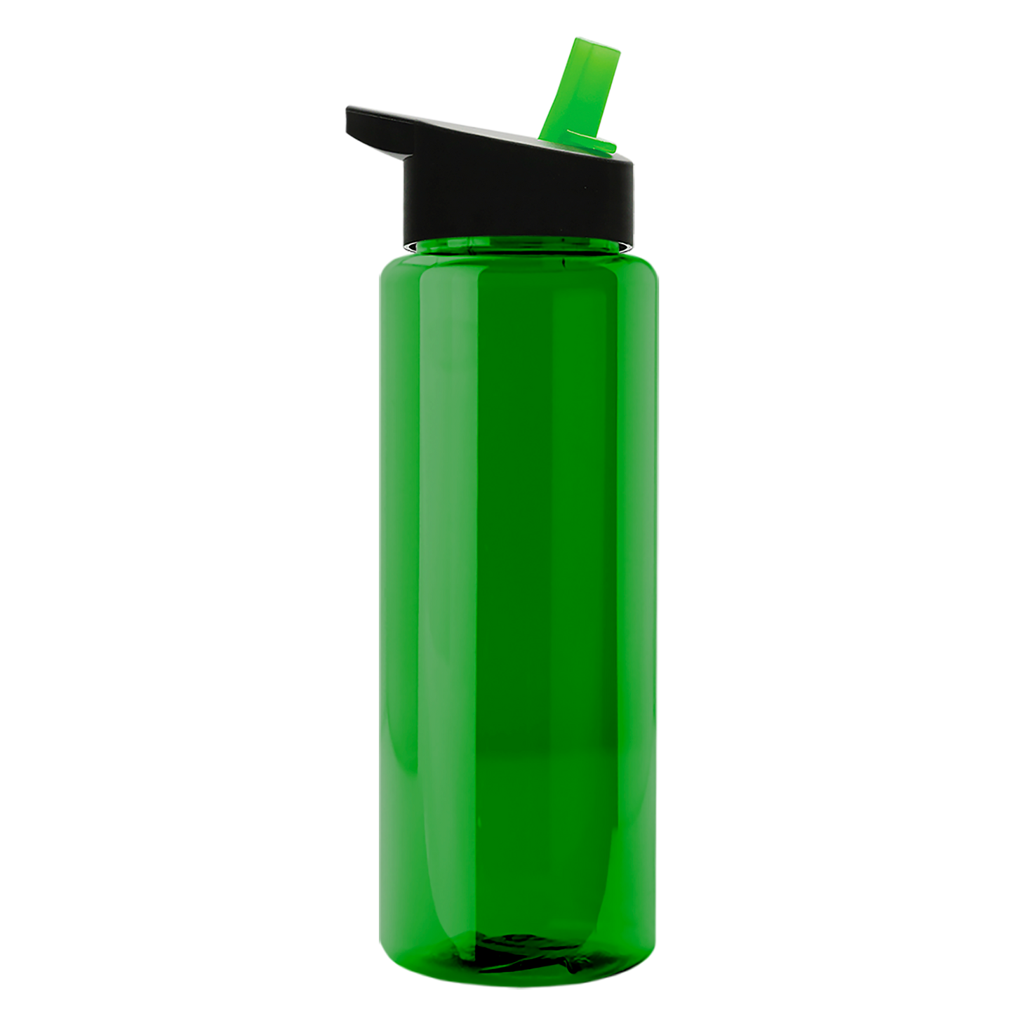 Slim Fit RPET Bottle with Flip-Straw Lid - 32 oz.