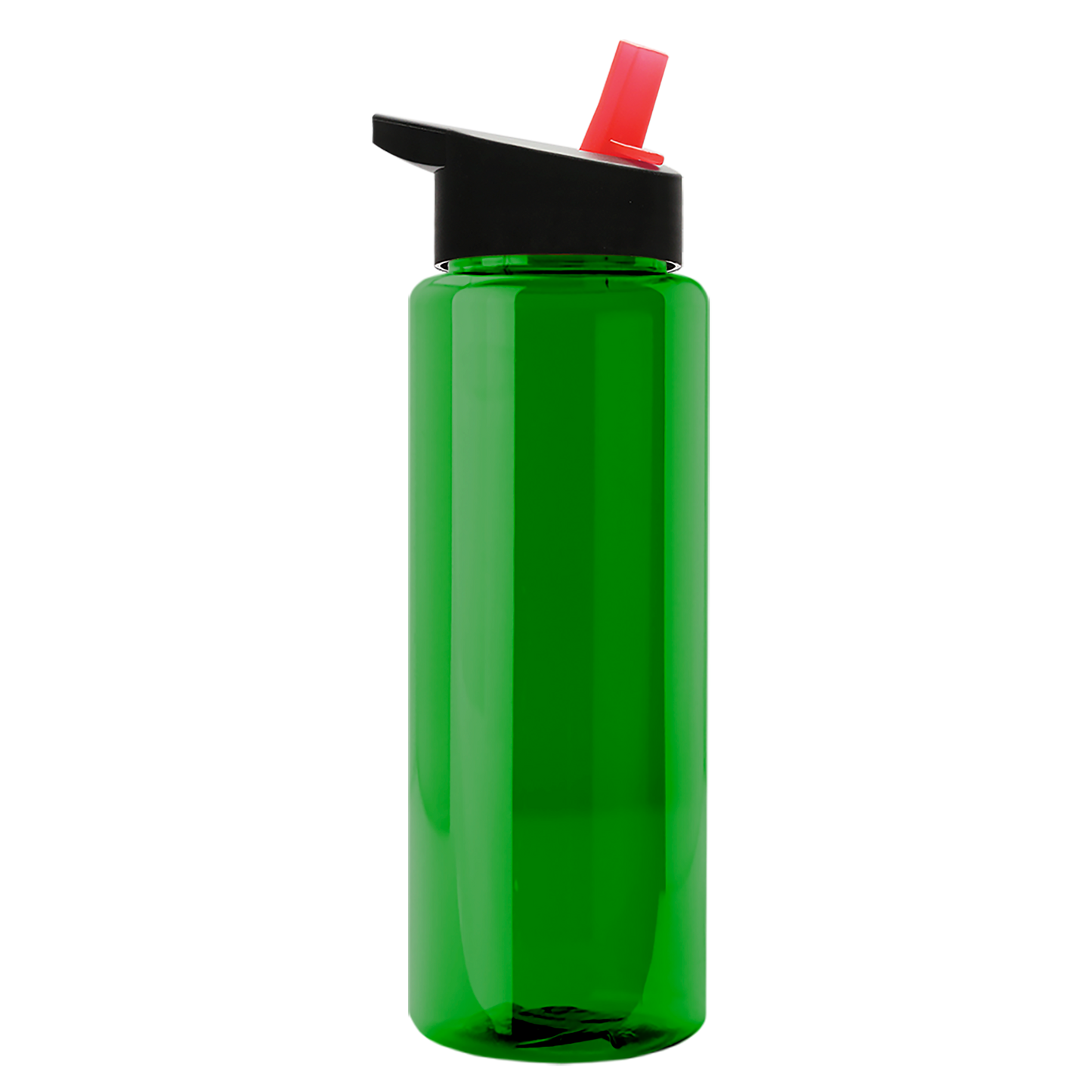 Slim Fit RPET Bottle with Flip-Straw Lid - 32 oz.