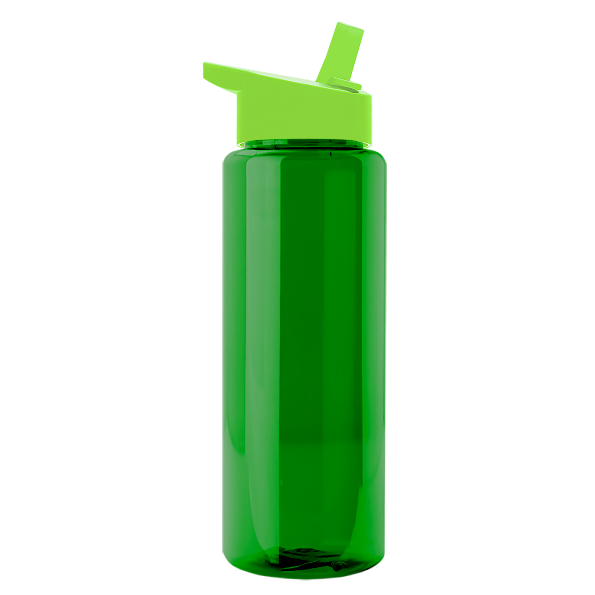 Slim Fit RPET Bottle with Flip-Straw Lid - 32 oz.