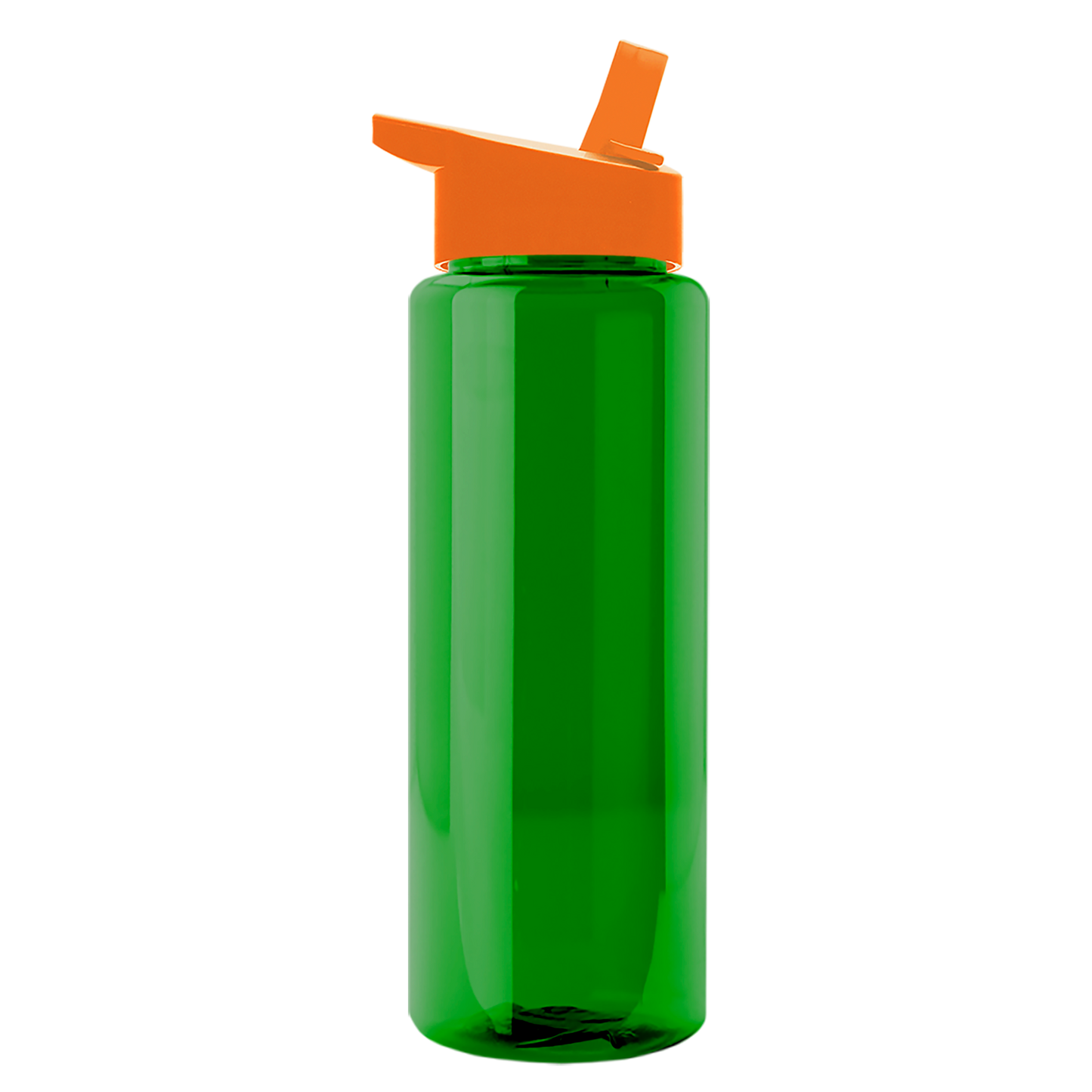 Slim Fit RPET Bottle with Flip-Straw Lid - 32 oz.