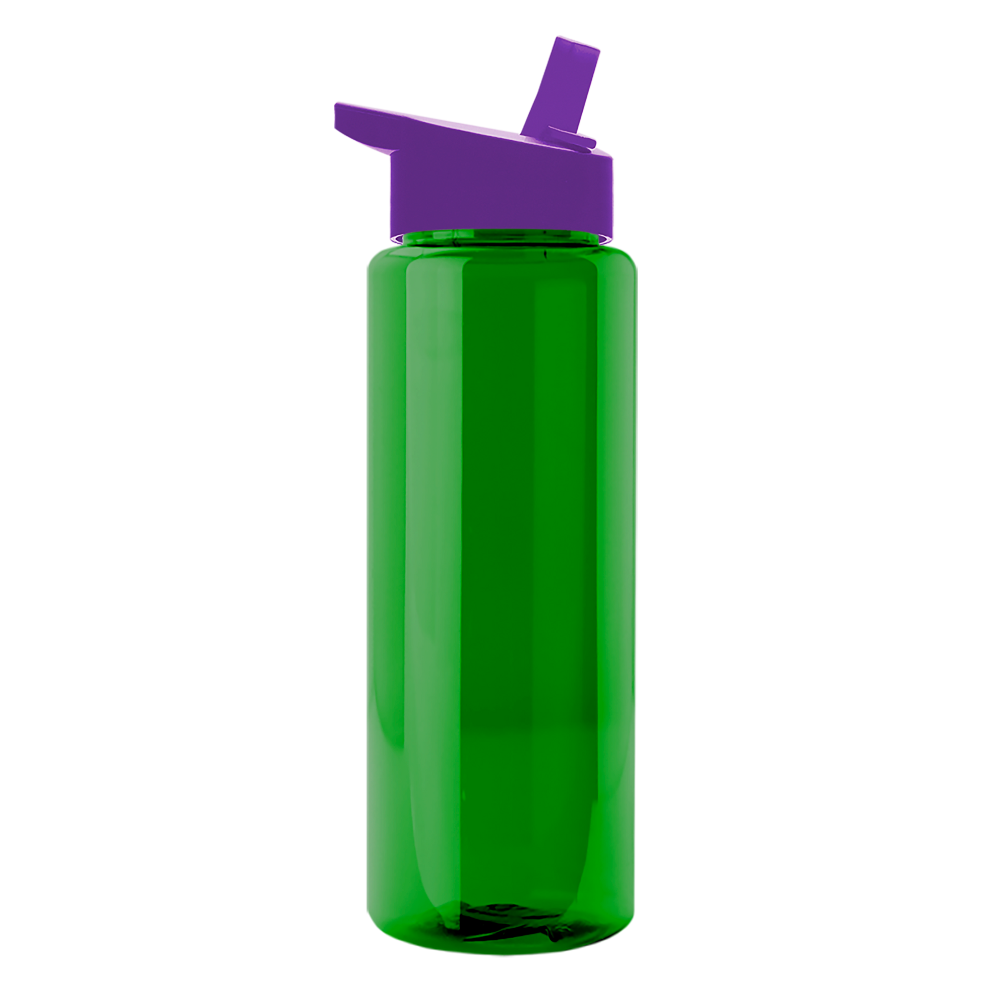 Slim Fit RPET Bottle with Flip-Straw Lid - 32 oz.