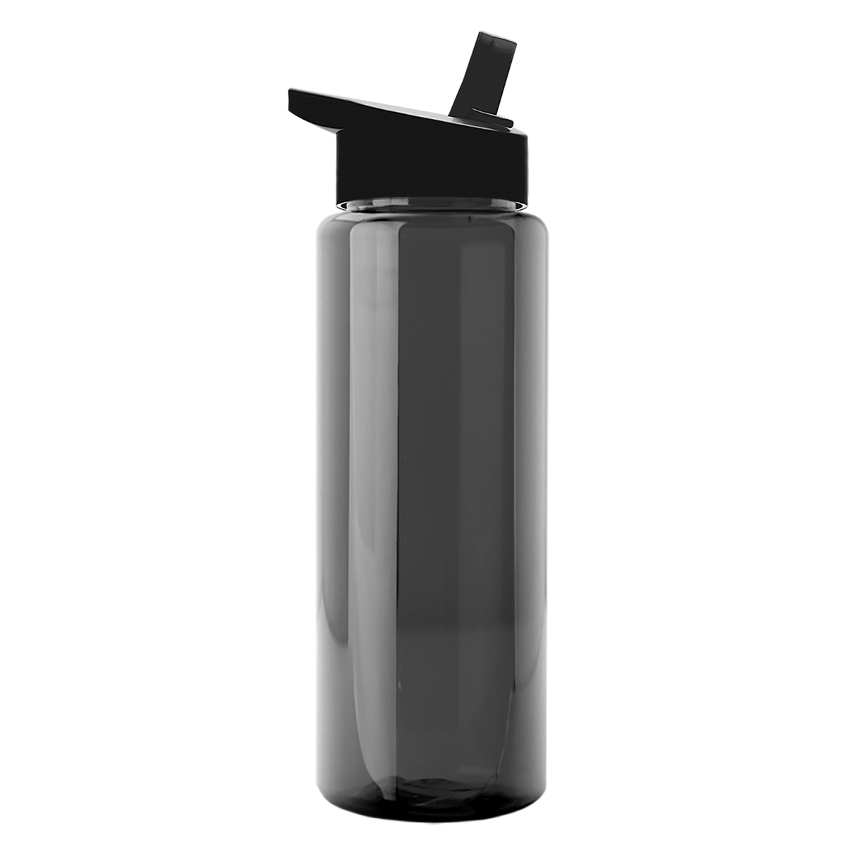Custom logo Slim Fit RPET Bottle with Flip-Straw Lid - 32 oz.