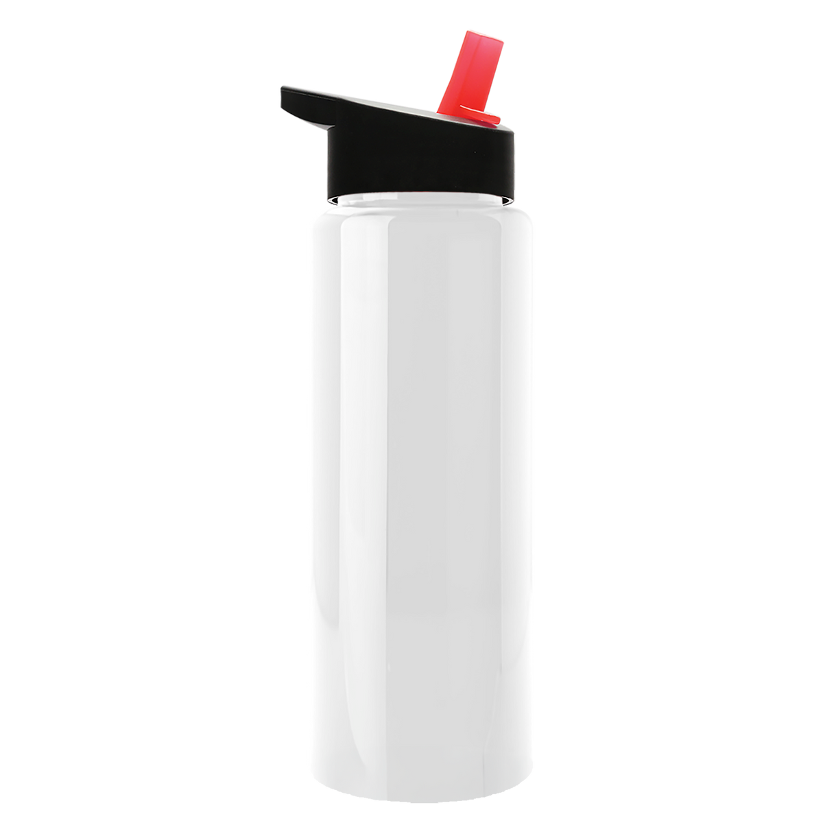 Custom logo Slim Fit RPET Bottle with Flip-Straw Lid - 32 oz.