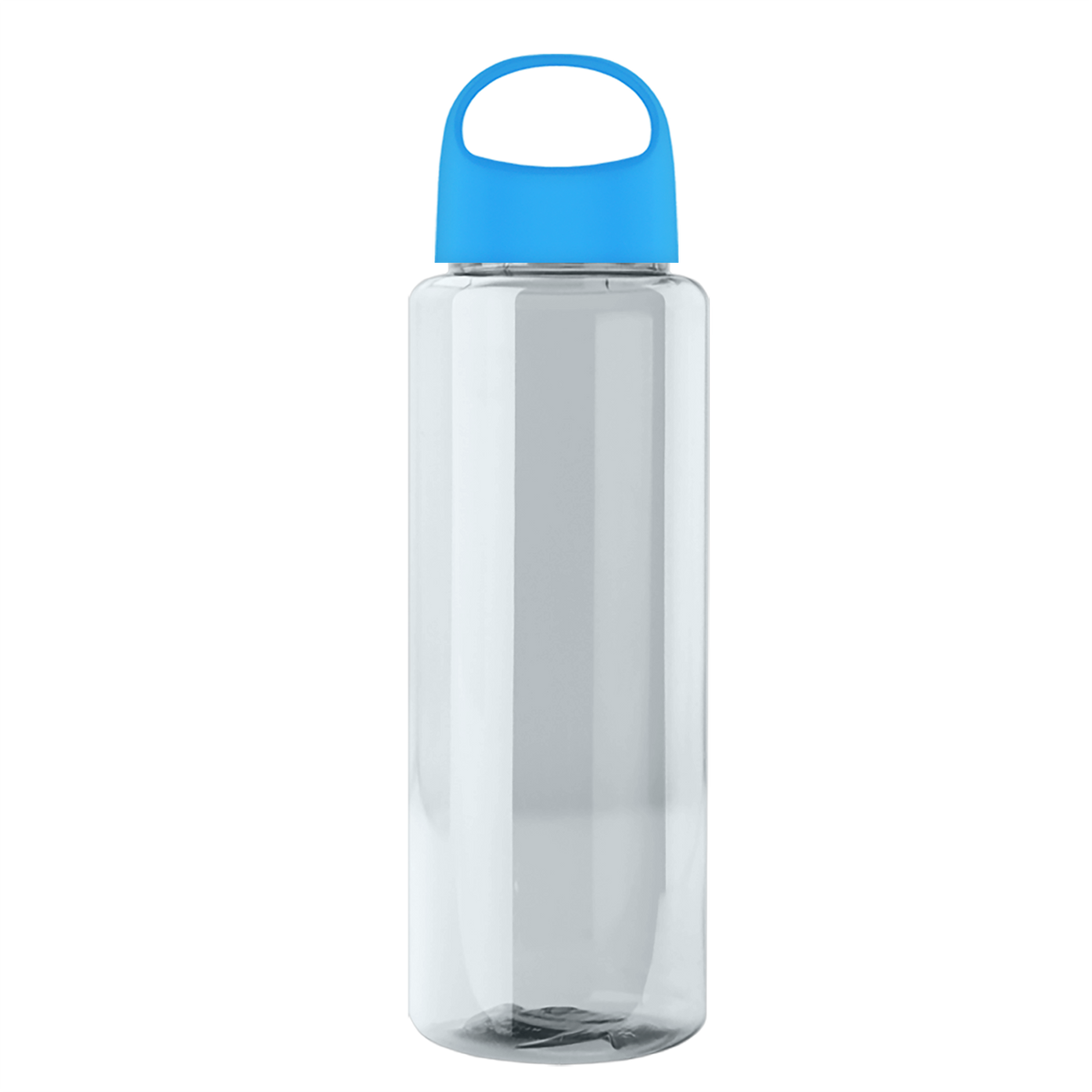 Custom logo Slim Fit RPET Bottle with Oval Crest Lid - 32 oz.