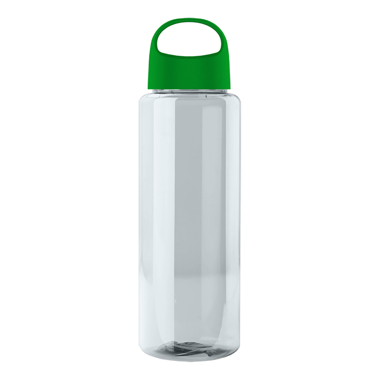 Custom logo Slim Fit RPET Bottle with Oval Crest Lid - 32 oz.