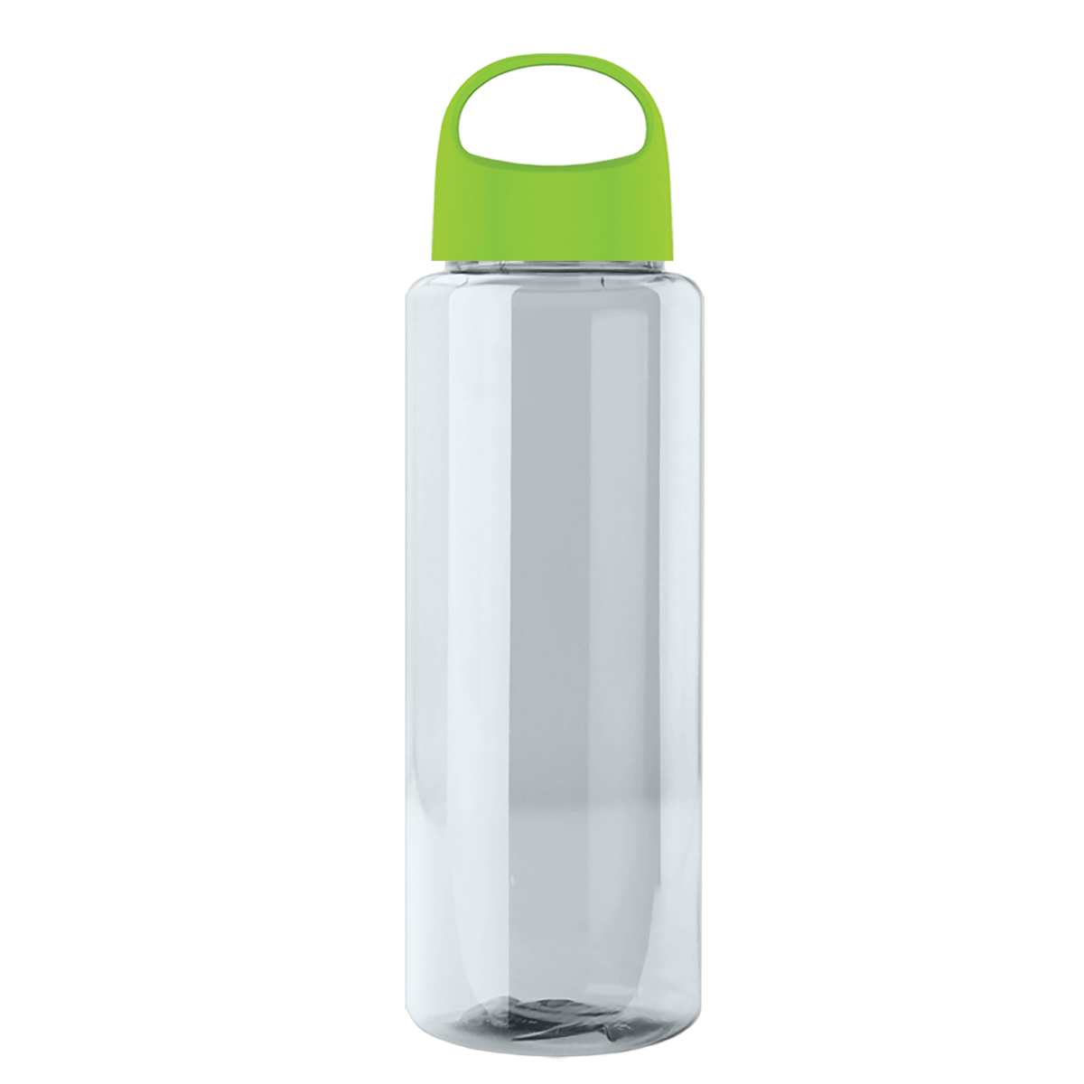 Custom logo Slim Fit RPET Bottle with Oval Crest Lid - 32 oz.