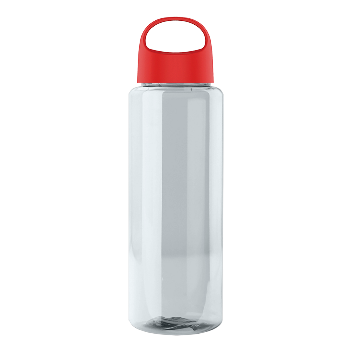Custom logo Slim Fit RPET Bottle with Oval Crest Lid - 32 oz.