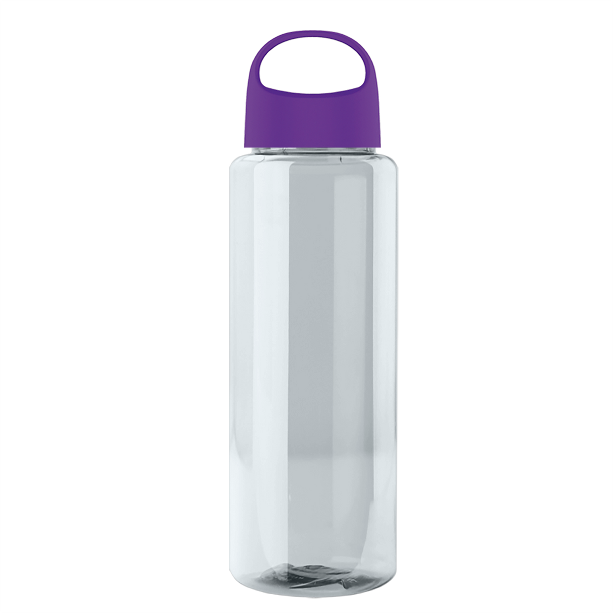 Custom logo Slim Fit RPET Bottle with Oval Crest Lid - 32 oz.