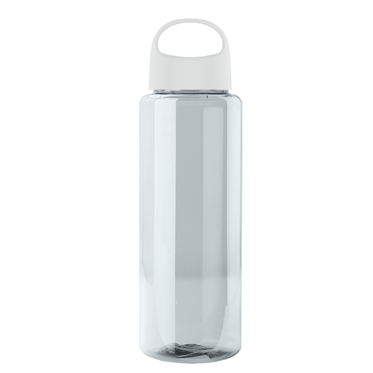 Custom logo Slim Fit RPET Bottle with Oval Crest Lid - 32 oz.
