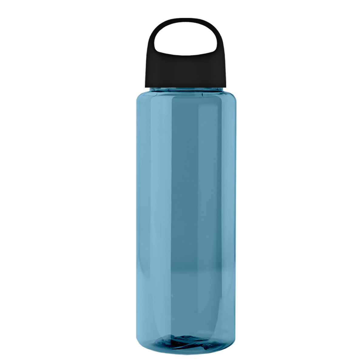 Custom logo Slim Fit RPET Bottle with Oval Crest Lid - 32 oz.