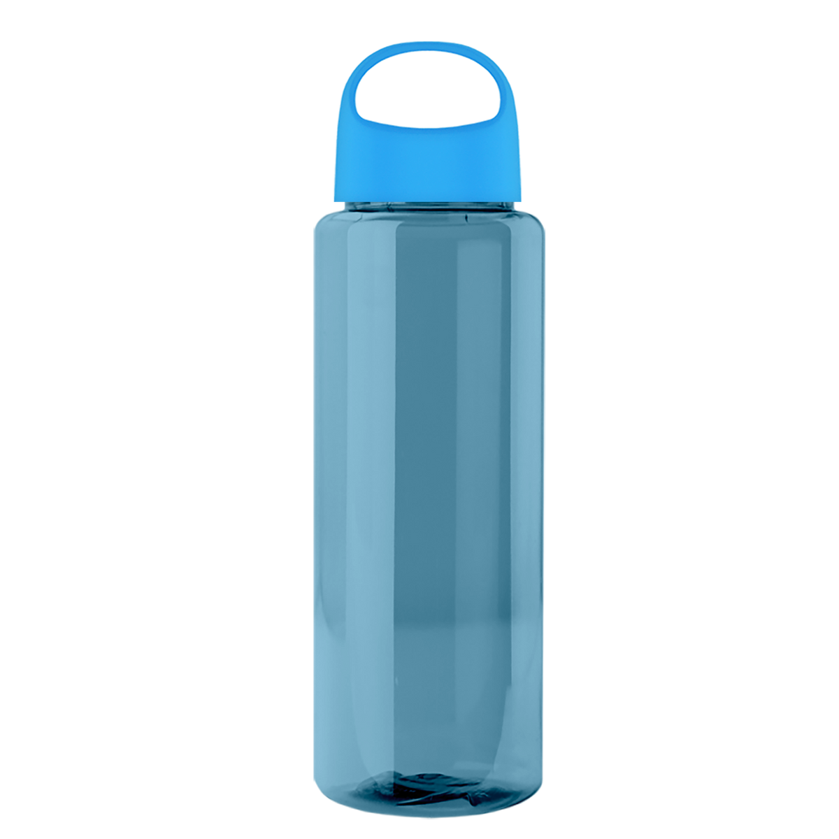 Custom logo Slim Fit RPET Bottle with Oval Crest Lid - 32 oz.