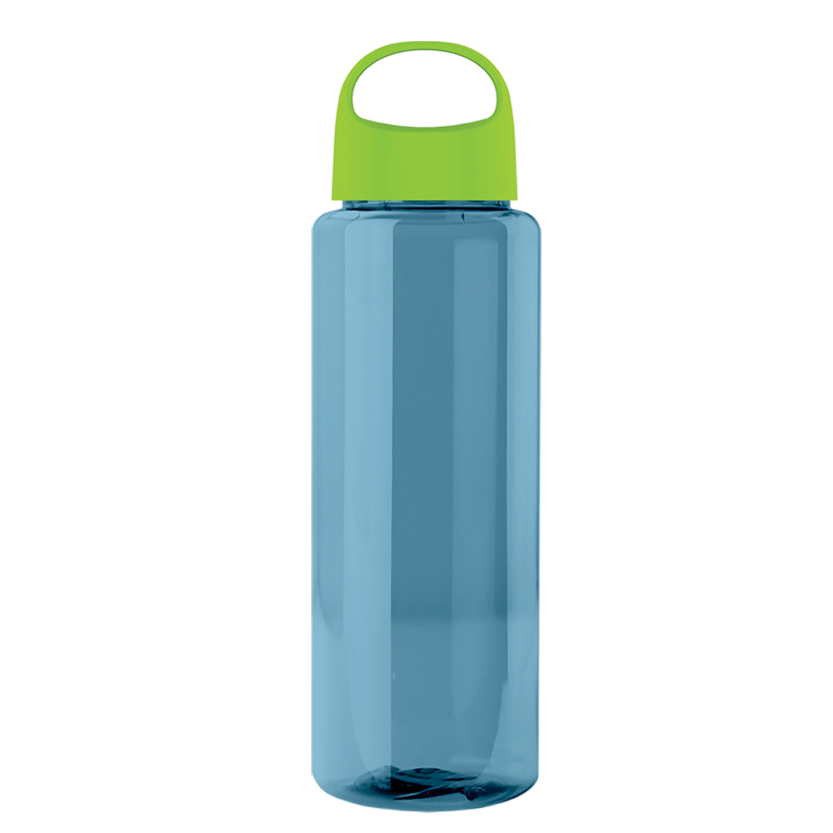Custom logo Slim Fit RPET Bottle with Oval Crest Lid - 32 oz.