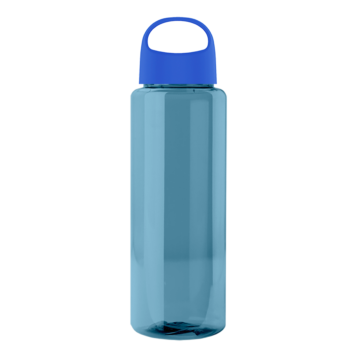 Custom logo Slim Fit RPET Bottle with Oval Crest Lid - 32 oz.