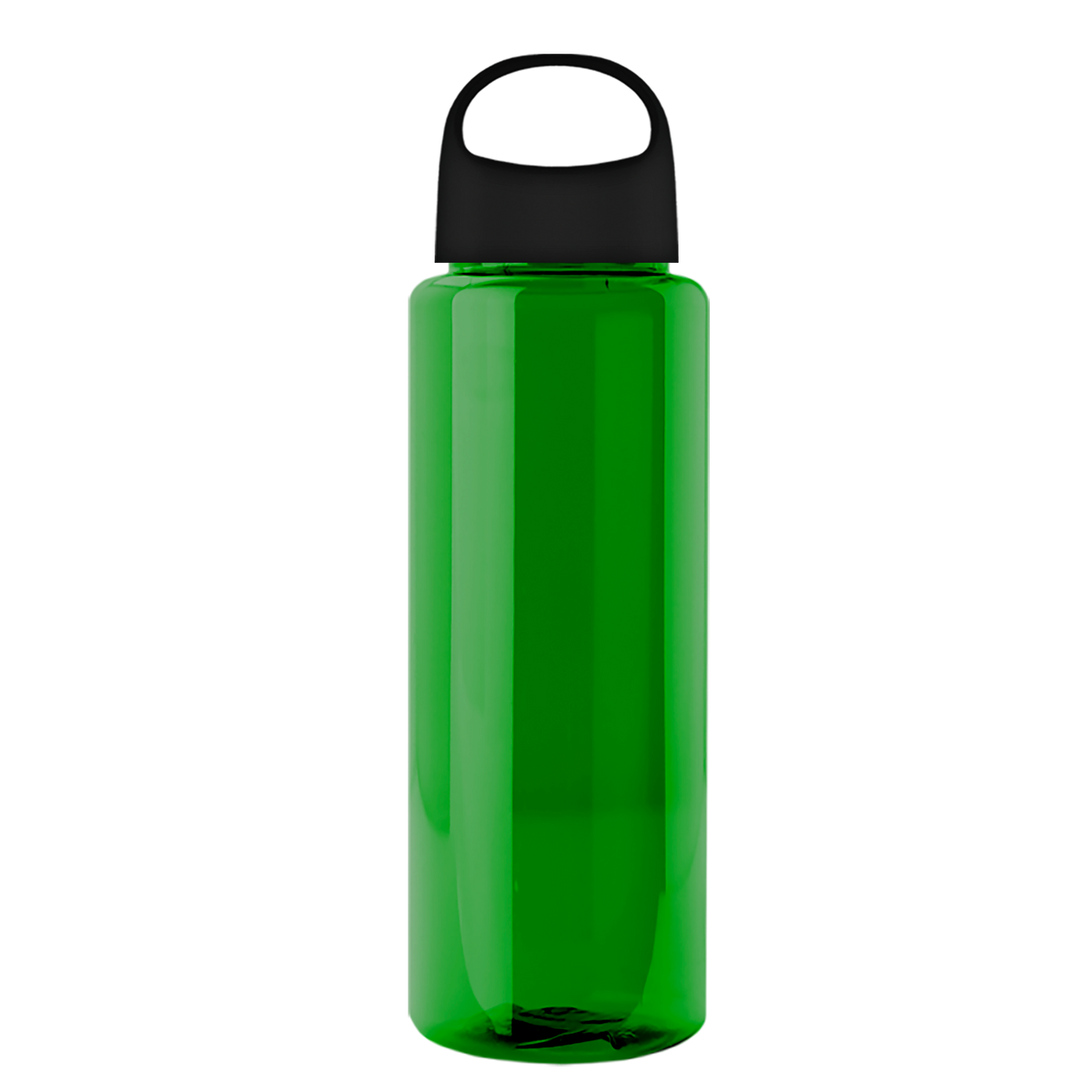 Custom logo Slim Fit RPET Bottle with Oval Crest Lid - 32 oz.