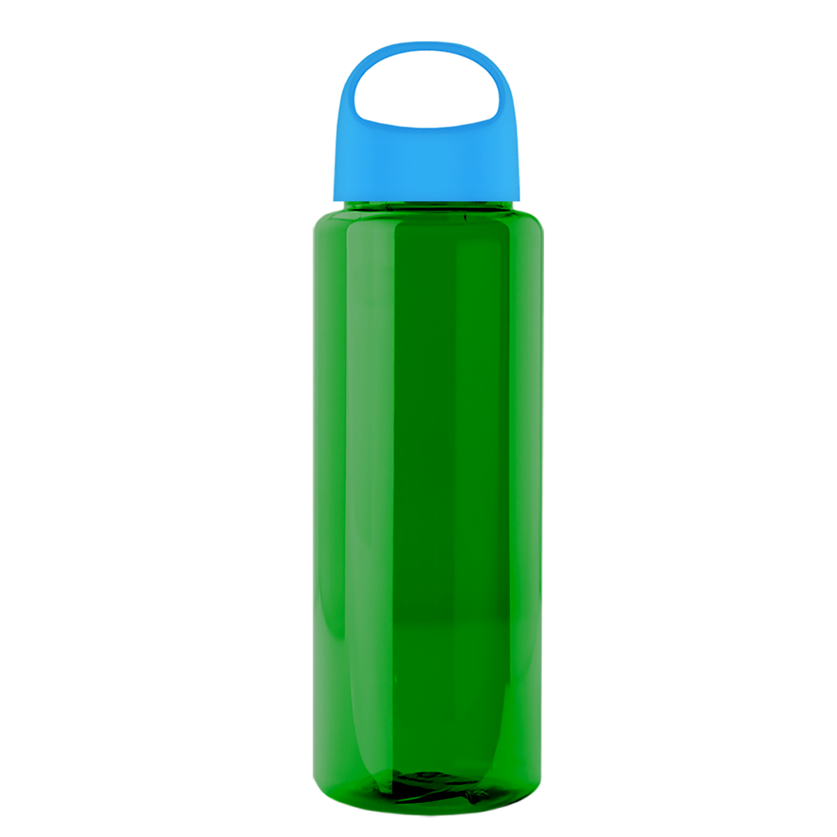 Custom logo Slim Fit RPET Bottle with Oval Crest Lid - 32 oz.