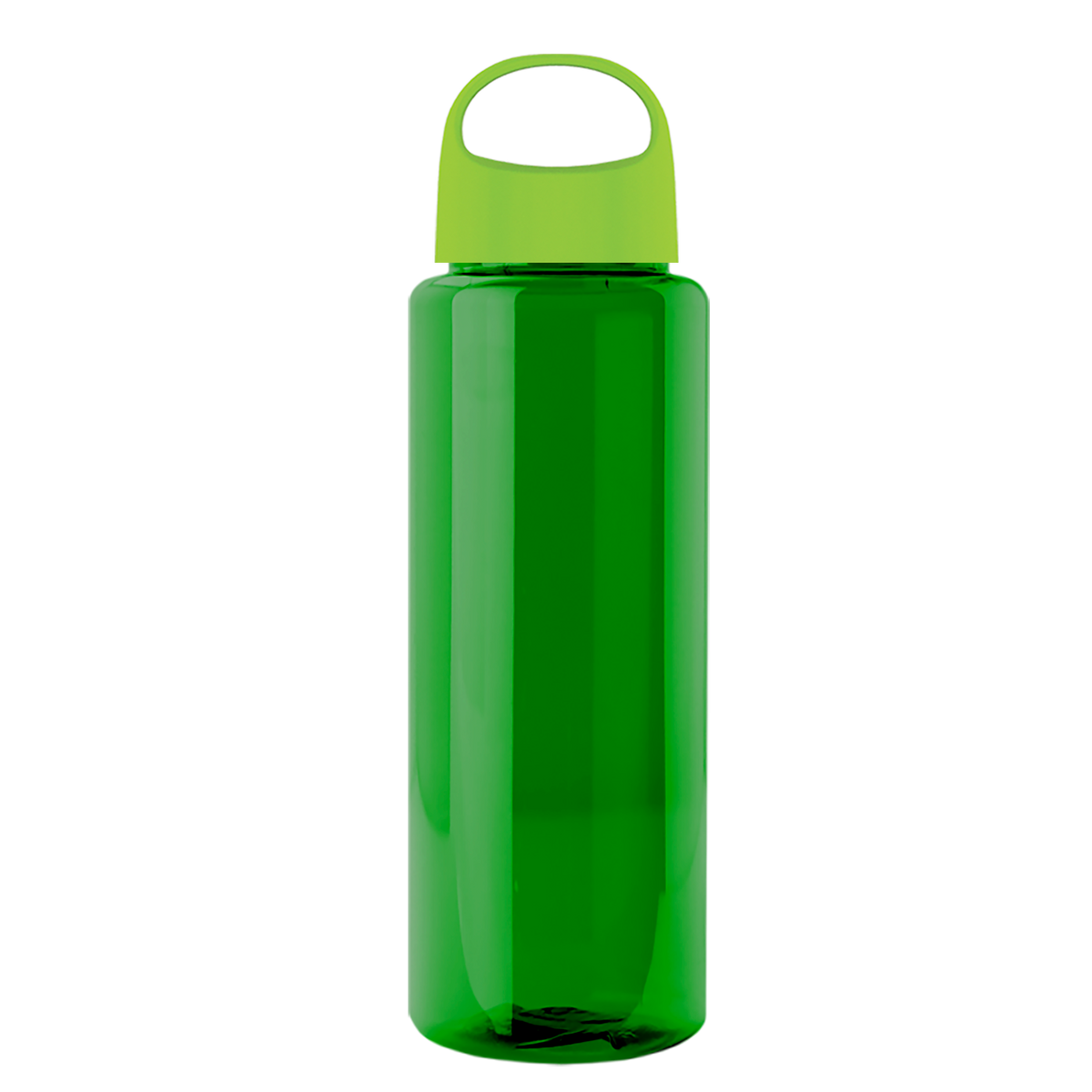 Custom logo Slim Fit RPET Bottle with Oval Crest Lid - 32 oz.