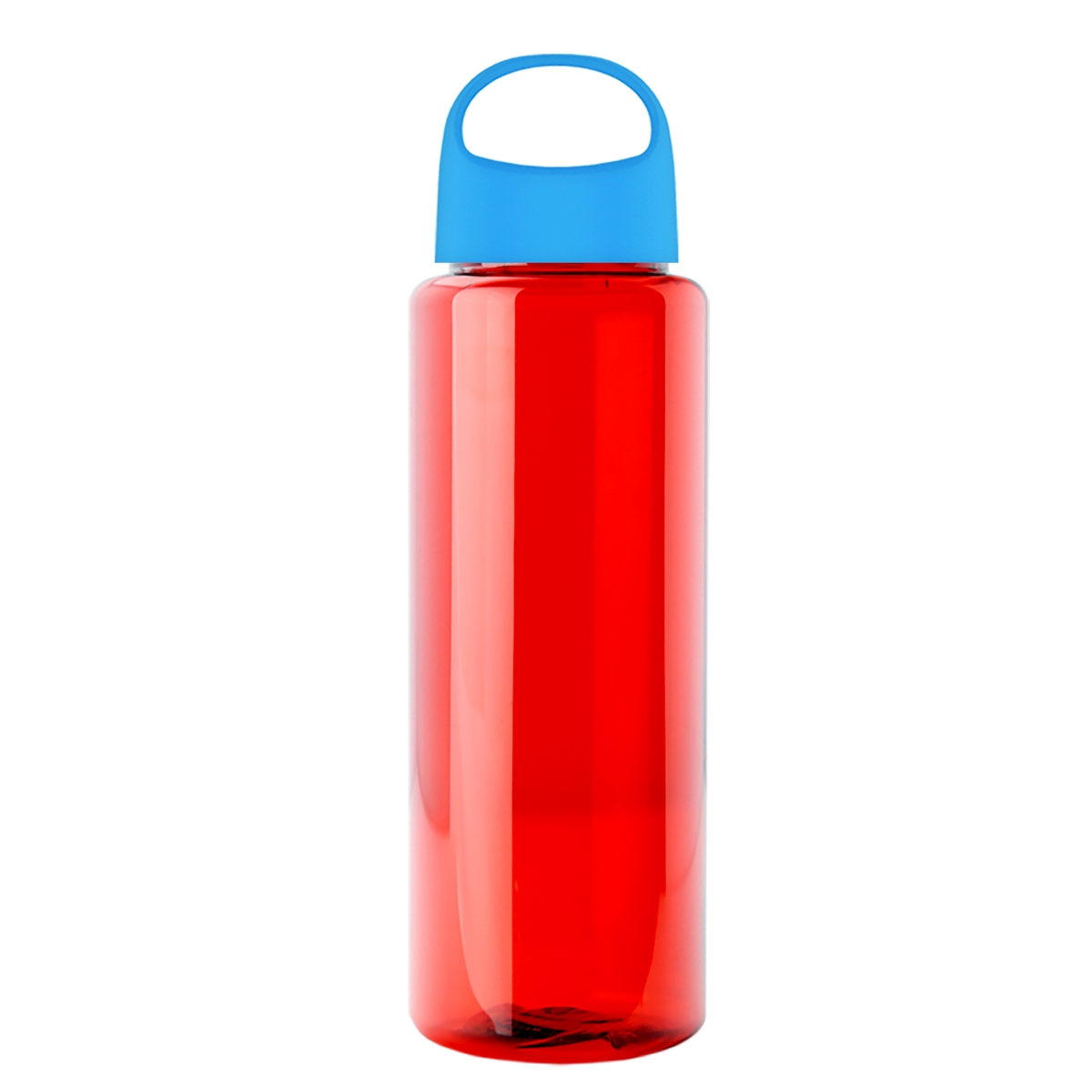 Custom logo Slim Fit RPET Bottle with Oval Crest Lid - 32 oz.