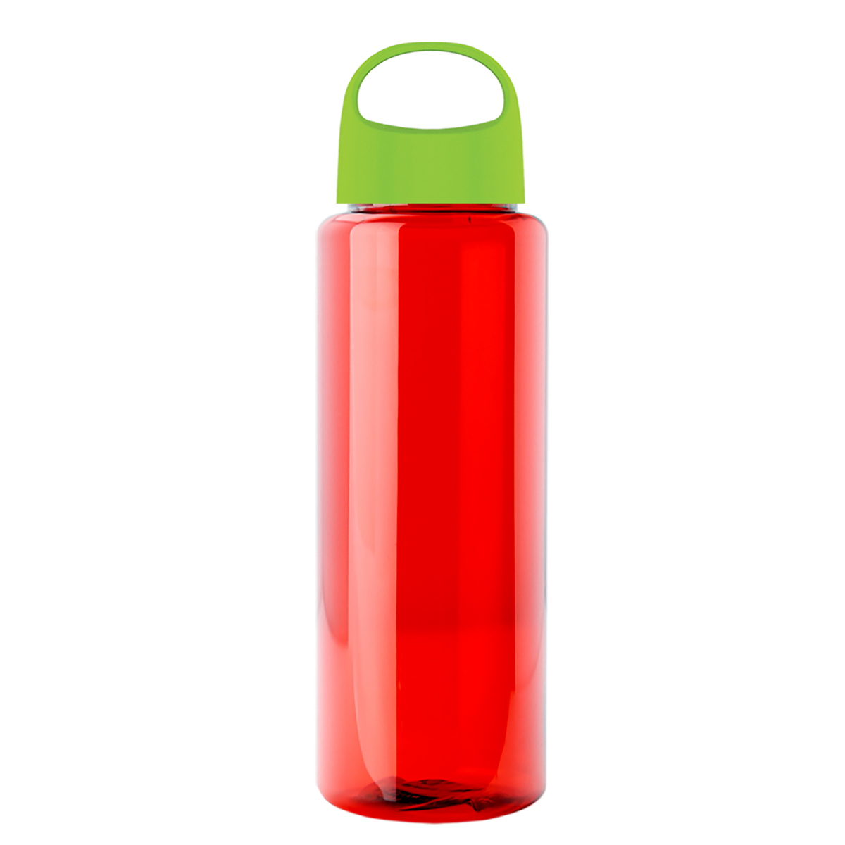 Custom logo Slim Fit RPET Bottle with Oval Crest Lid - 32 oz.