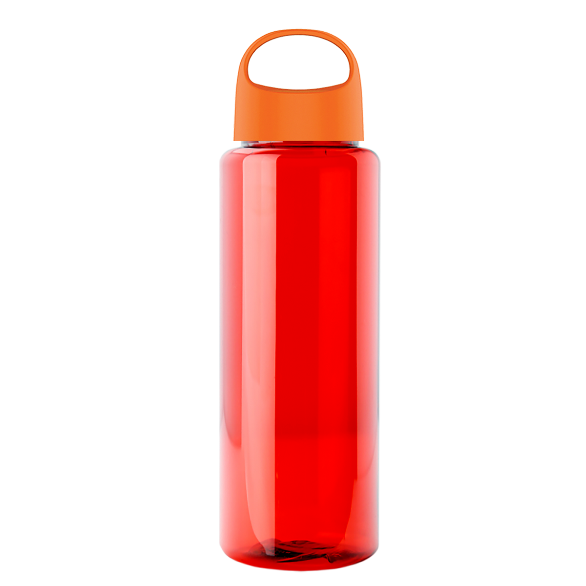 Custom logo Slim Fit RPET Bottle with Oval Crest Lid - 32 oz.