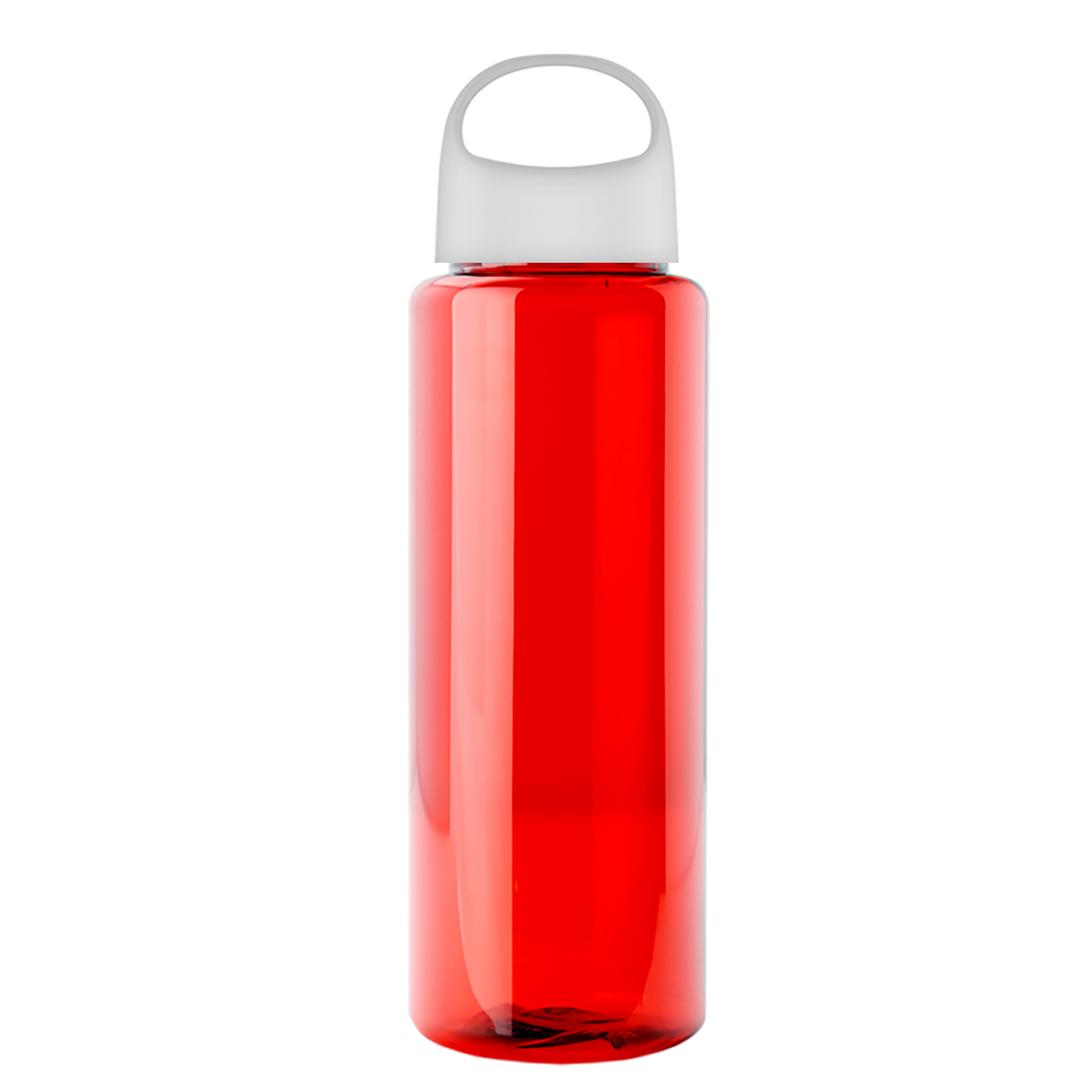 Custom logo Slim Fit RPET Bottle with Oval Crest Lid - 32 oz.