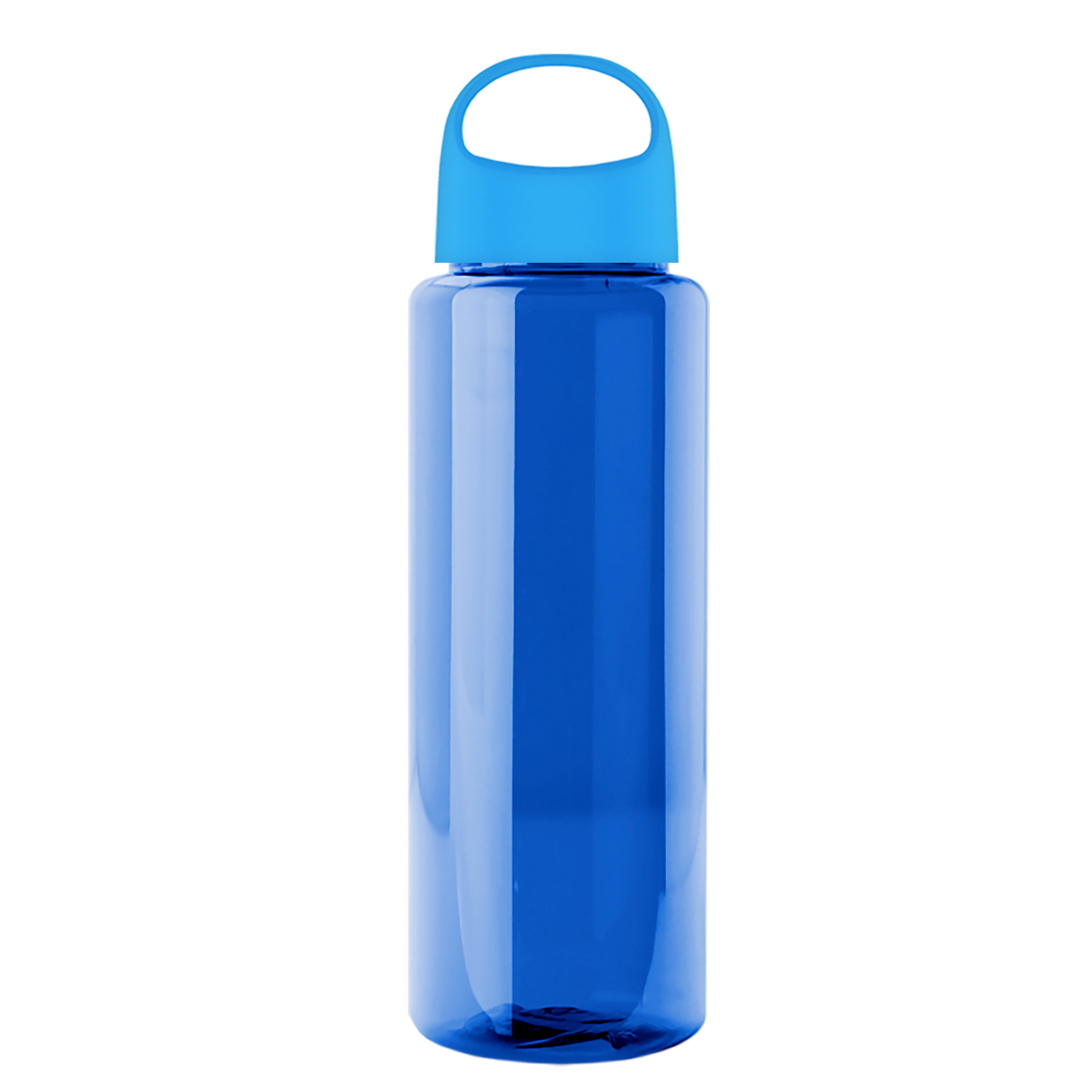 Custom logo Slim Fit RPET Bottle with Oval Crest Lid - 32 oz.