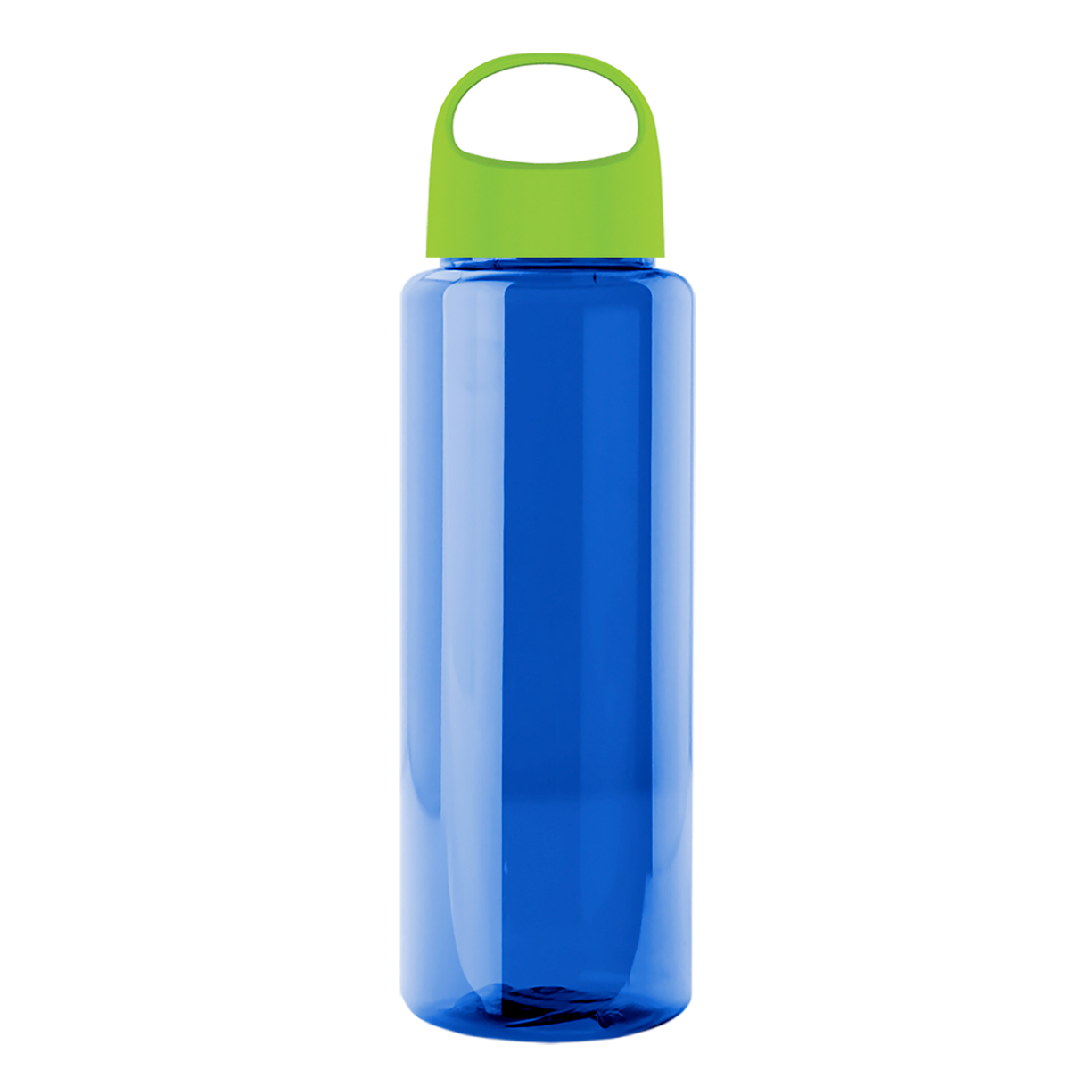 Custom logo Slim Fit RPET Bottle with Oval Crest Lid - 32 oz.