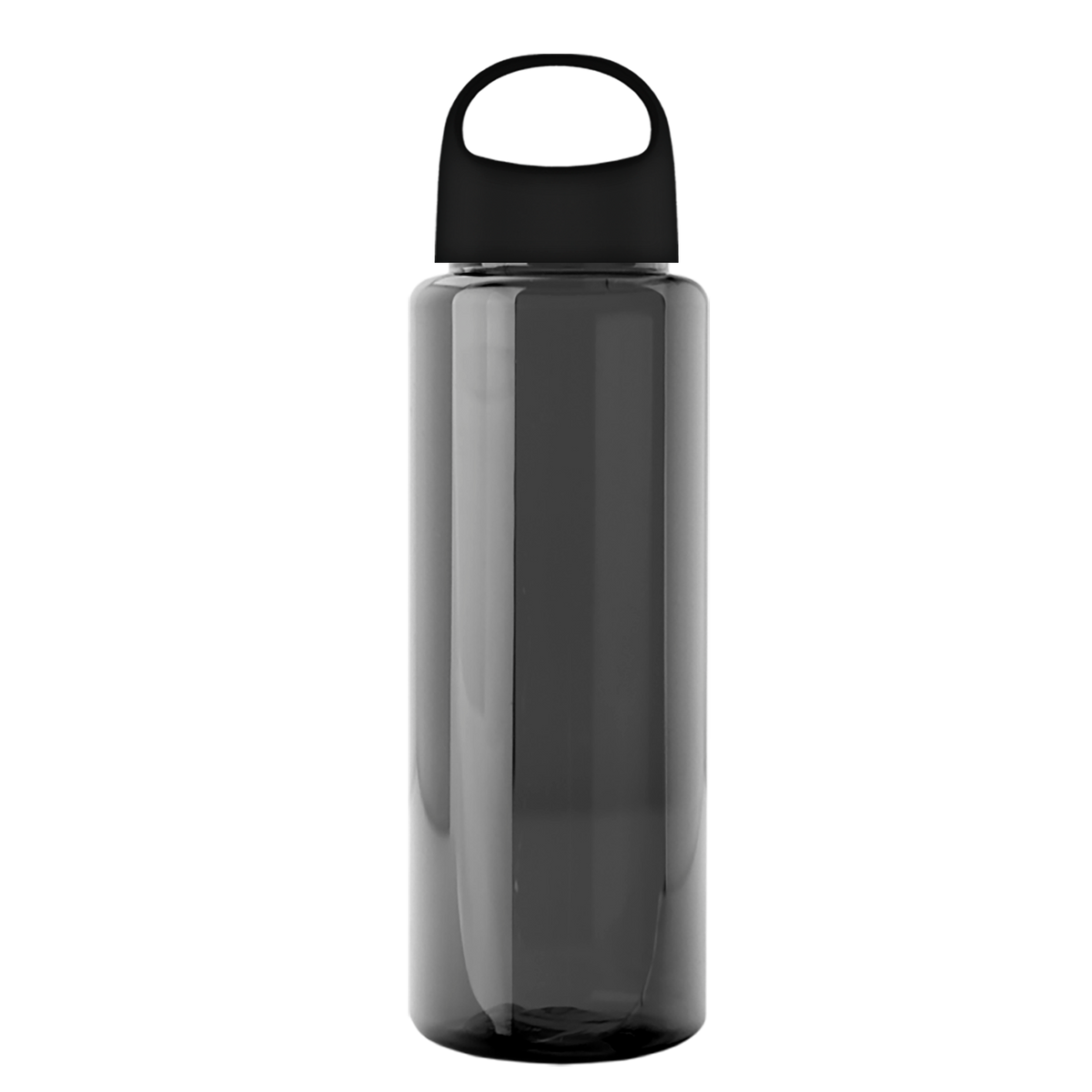 Custom logo Slim Fit RPET Bottle with Oval Crest Lid - 32 oz.