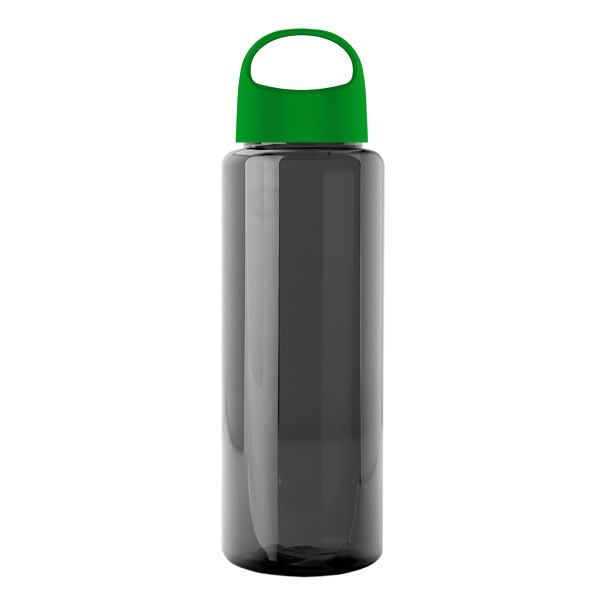 Custom logo Slim Fit RPET Bottle with Oval Crest Lid - 32 oz.
