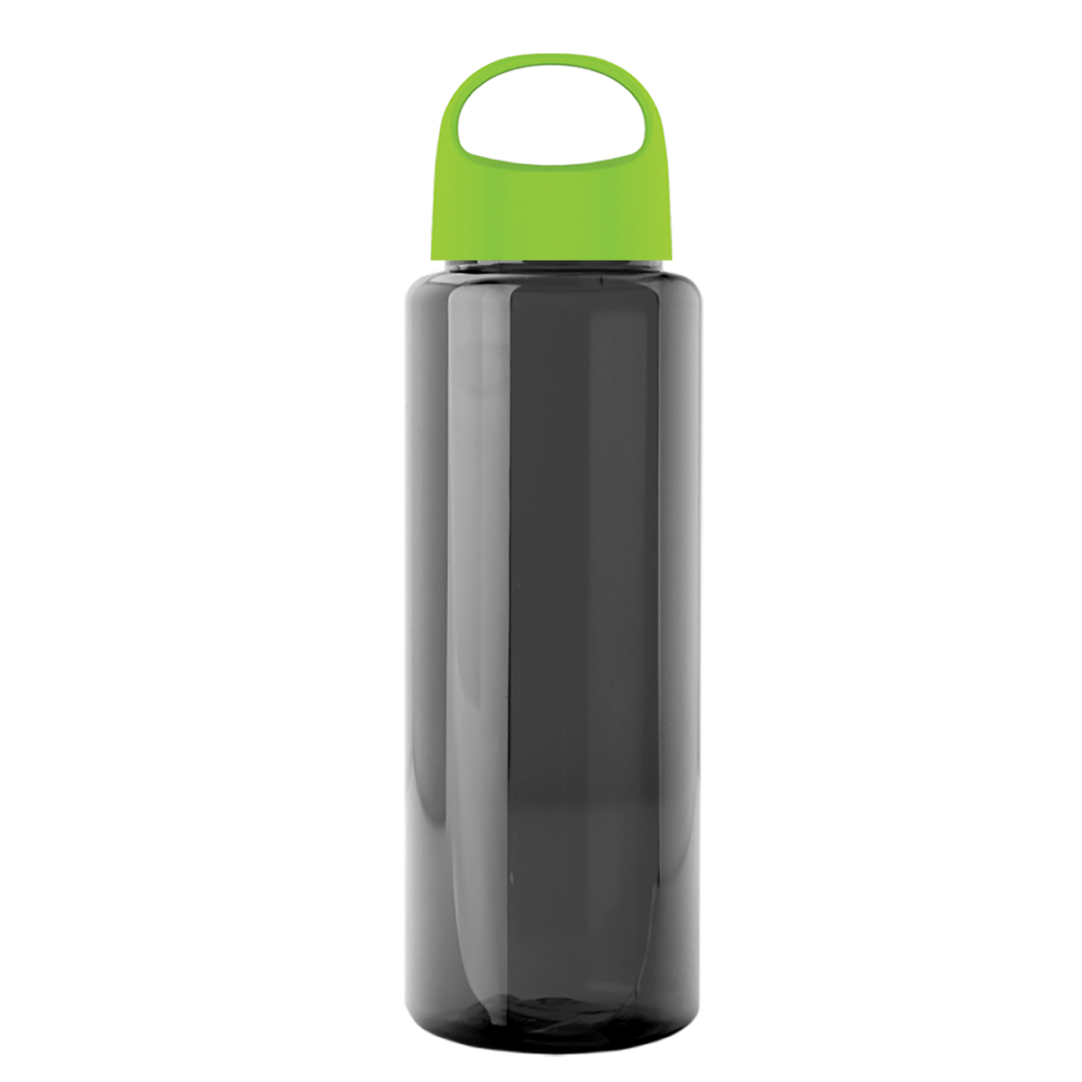Custom logo Slim Fit RPET Bottle with Oval Crest Lid - 32 oz.