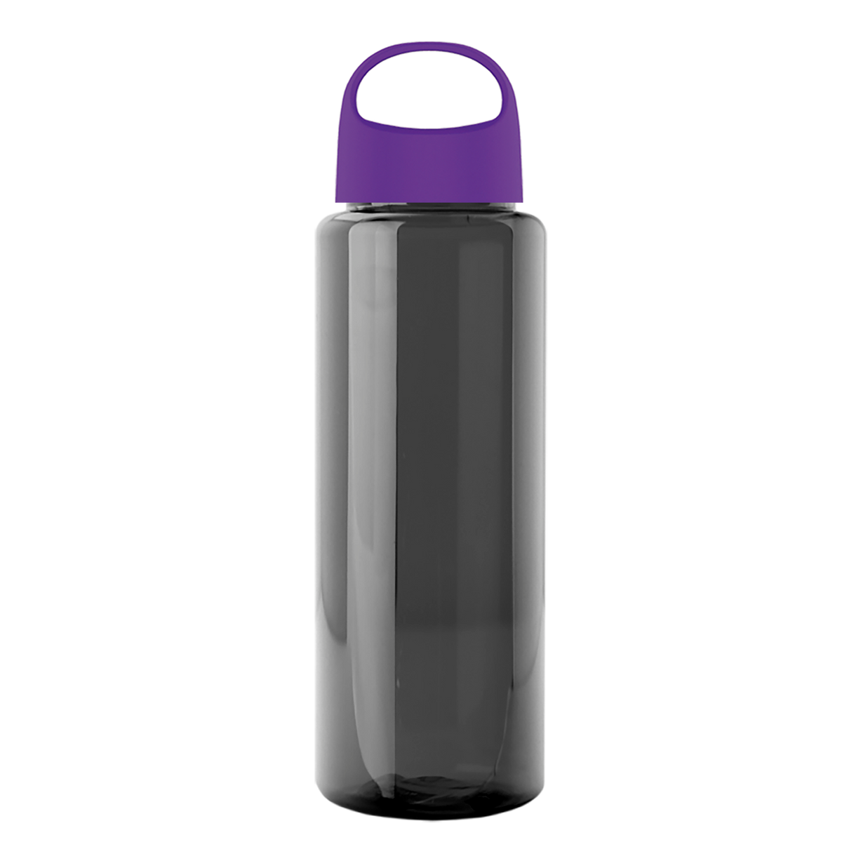 Custom logo Slim Fit RPET Bottle with Oval Crest Lid - 32 oz.