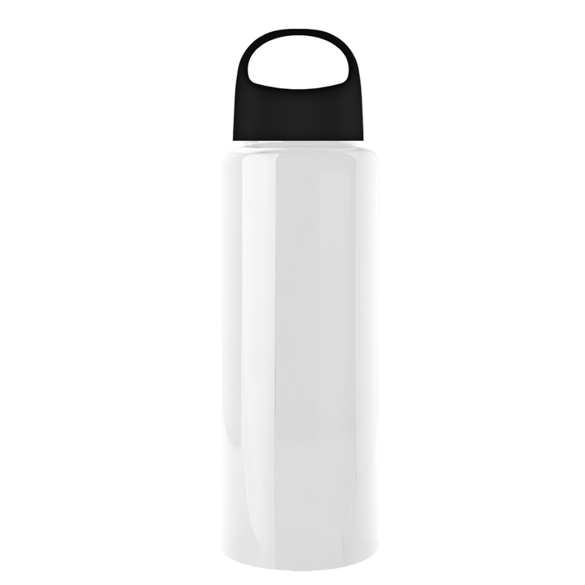 Custom logo Slim Fit RPET Bottle with Oval Crest Lid - 32 oz.