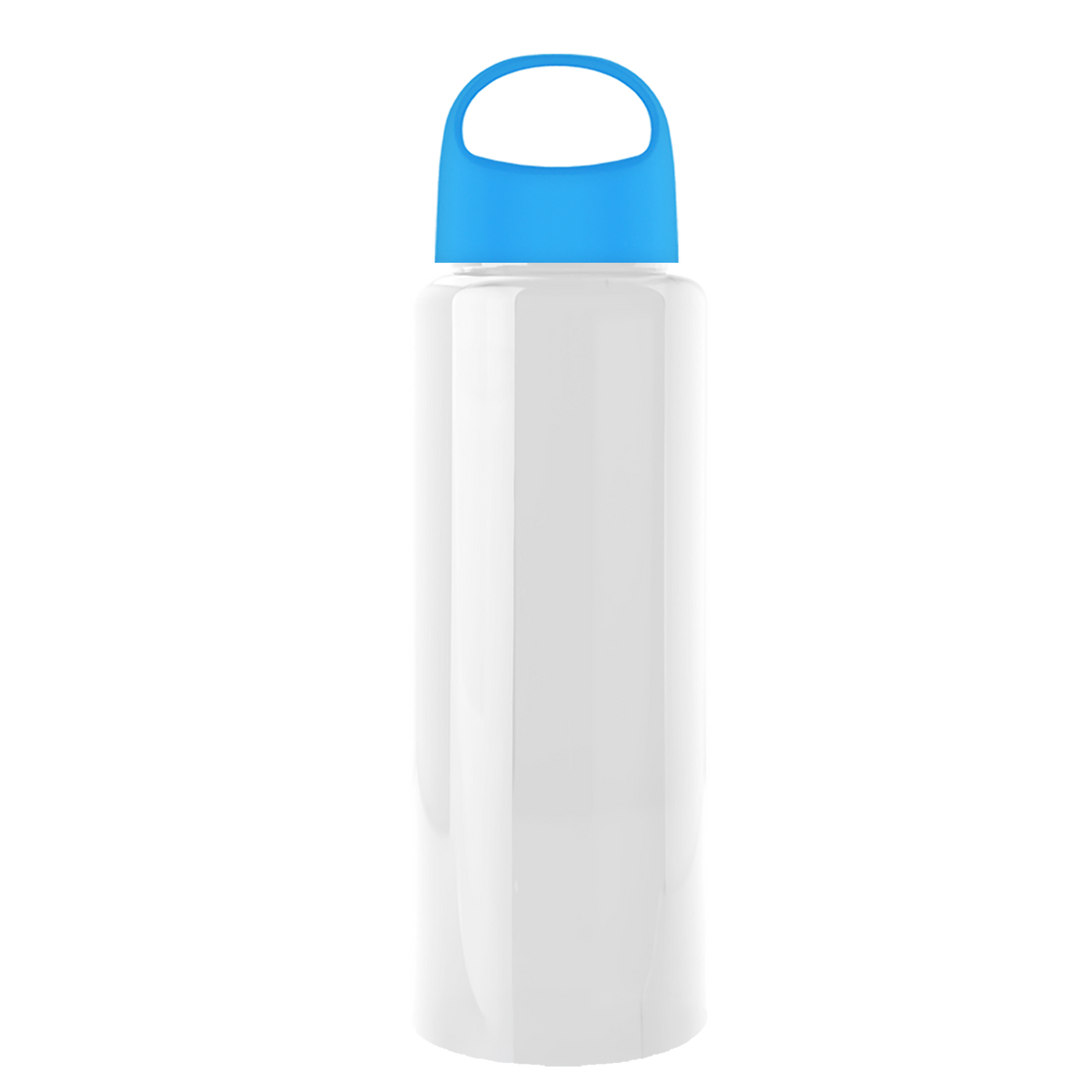 Custom logo Slim Fit RPET Bottle with Oval Crest Lid - 32 oz.