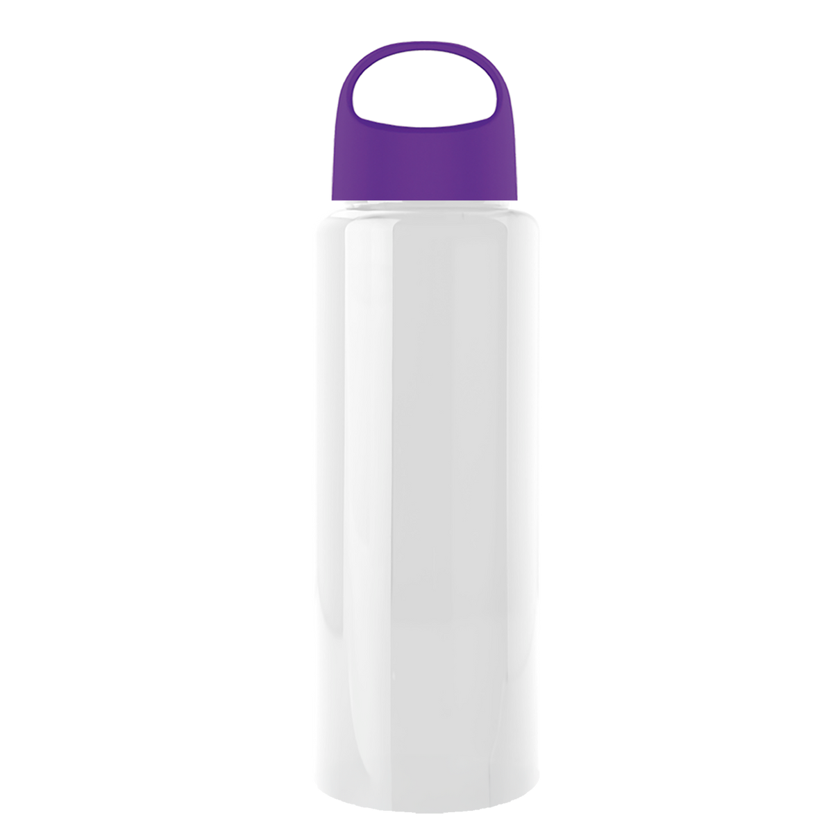Custom logo Slim Fit RPET Bottle with Oval Crest Lid - 32 oz.
