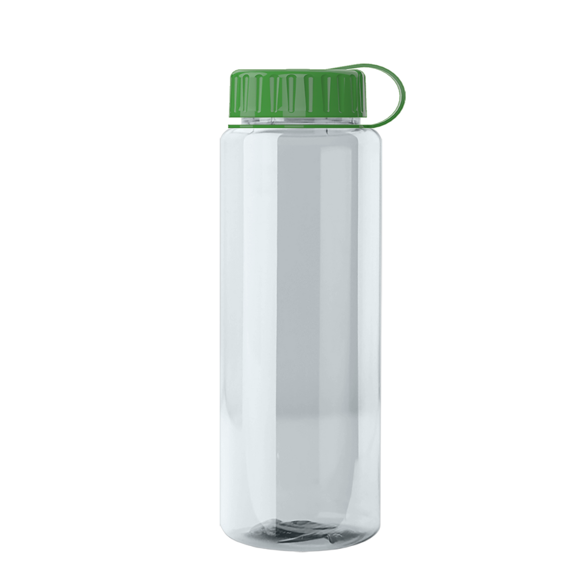 Custom logo Slim Fit RPET Bottle with Tethered Lid - 32 oz.