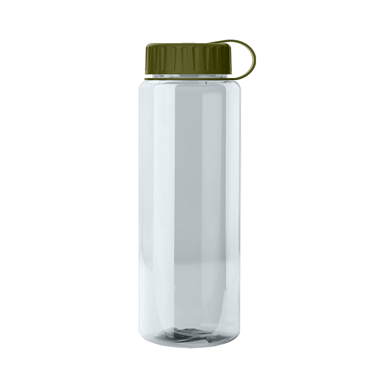 Custom logo Slim Fit RPET Bottle with Tethered Lid - 32 oz.