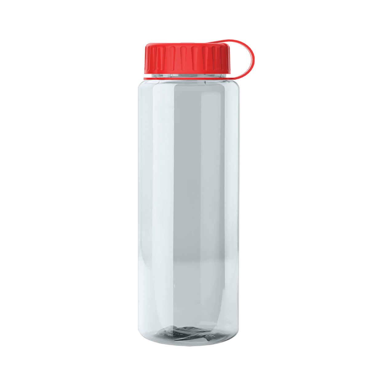 Custom logo Slim Fit RPET Bottle with Tethered Lid - 32 oz.