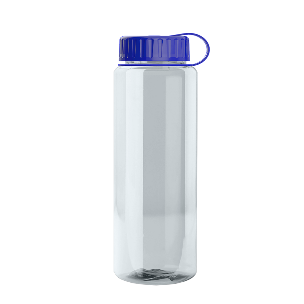 Custom logo Slim Fit RPET Bottle with Tethered Lid - 32 oz.