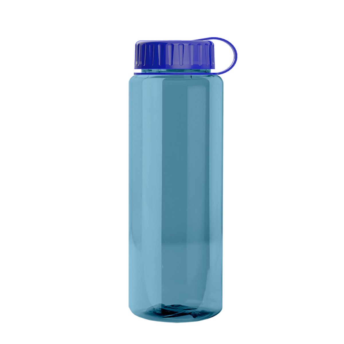 Custom logo Slim Fit RPET Bottle with Tethered Lid - 32 oz.