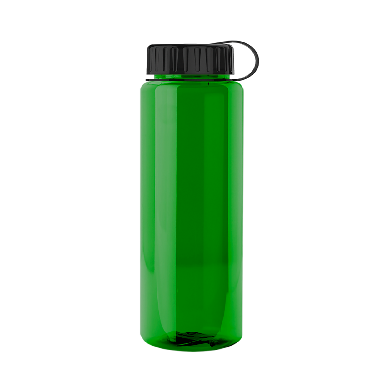 Custom logo Slim Fit RPET Bottle with Tethered Lid - 32 oz.