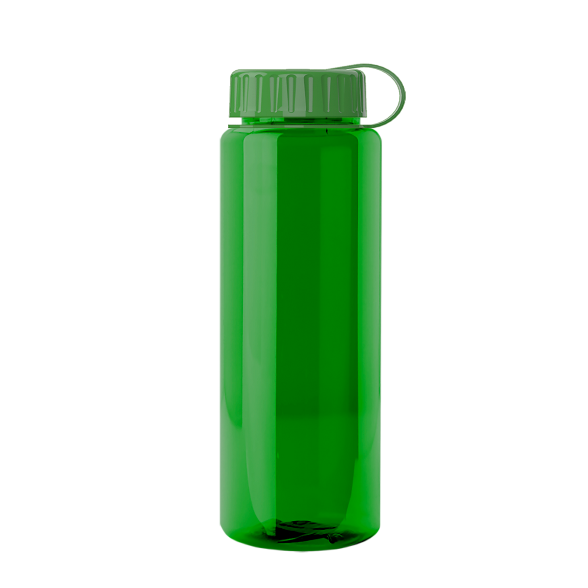 Custom logo Slim Fit RPET Bottle with Tethered Lid - 32 oz.