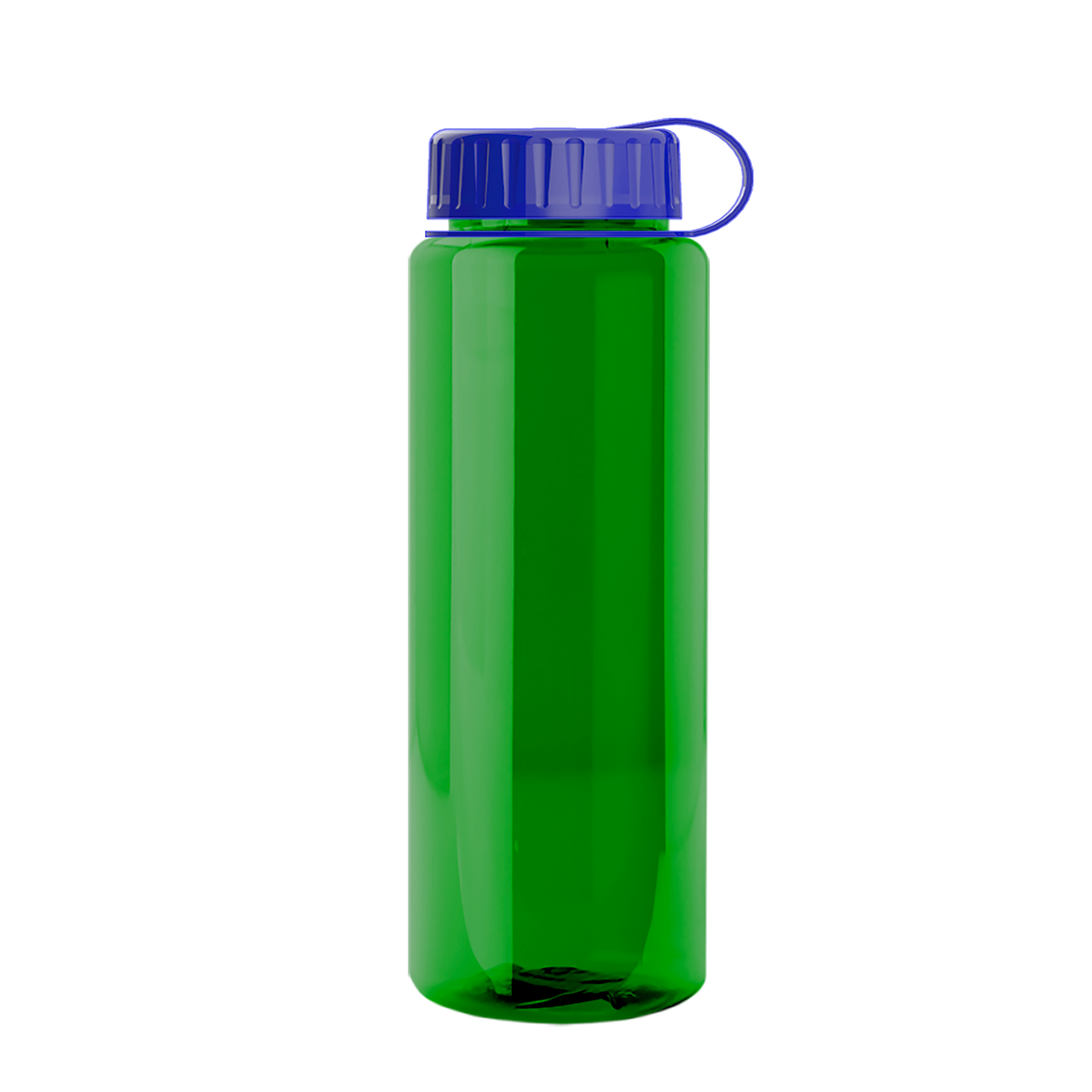 Custom logo Slim Fit RPET Bottle with Tethered Lid - 32 oz.
