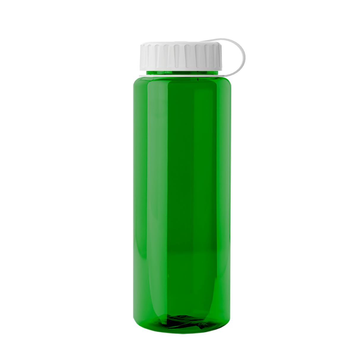Custom logo Slim Fit RPET Bottle with Tethered Lid - 32 oz.