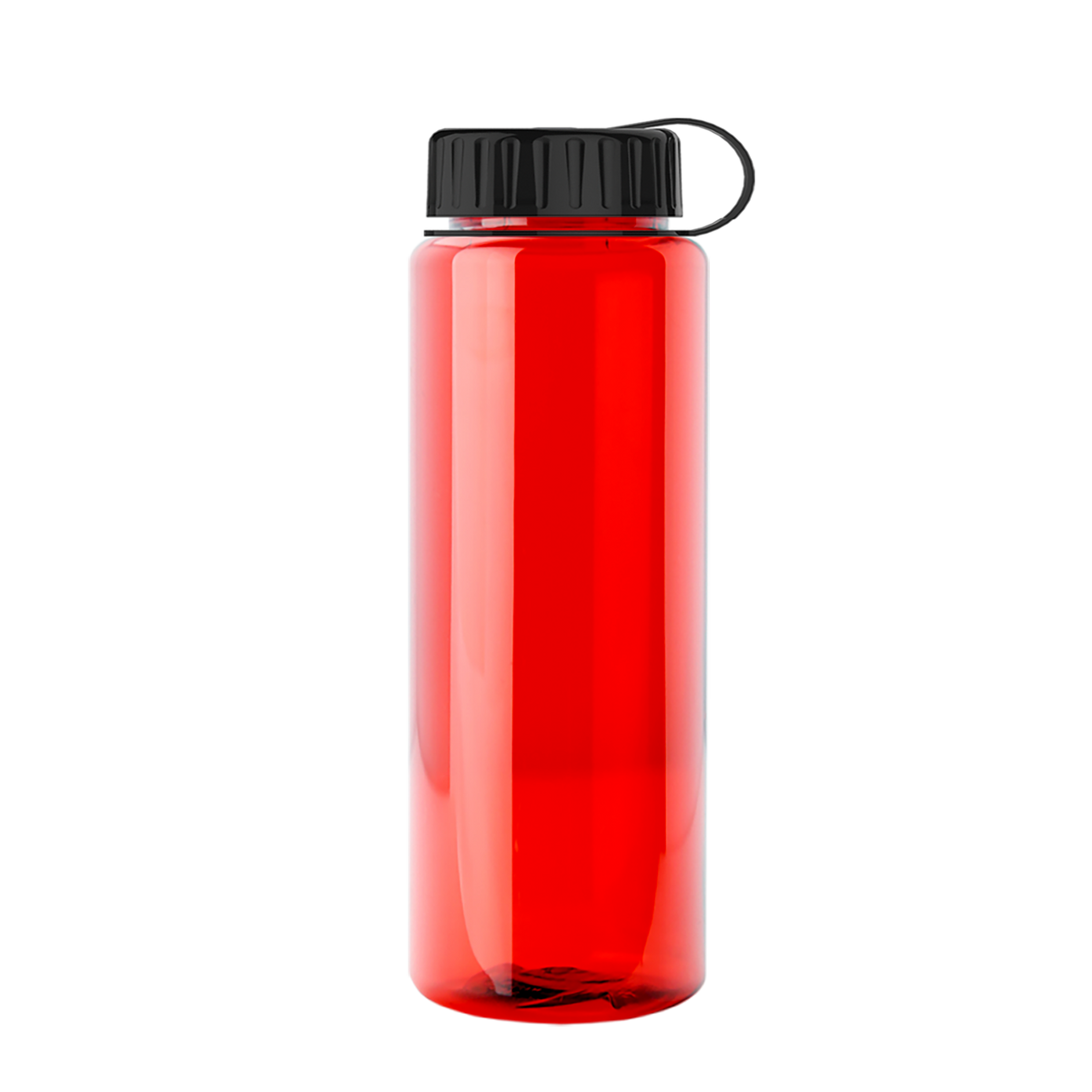 Custom logo Slim Fit RPET Bottle with Tethered Lid - 32 oz.