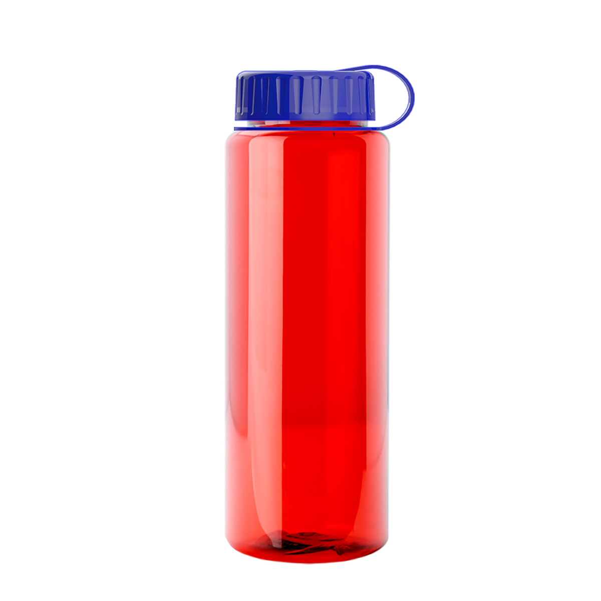 Custom logo Slim Fit RPET Bottle with Tethered Lid - 32 oz.