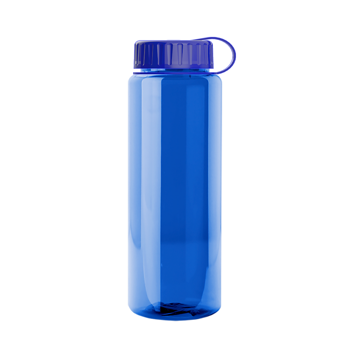 Custom logo Slim Fit RPET Bottle with Tethered Lid - 32 oz.