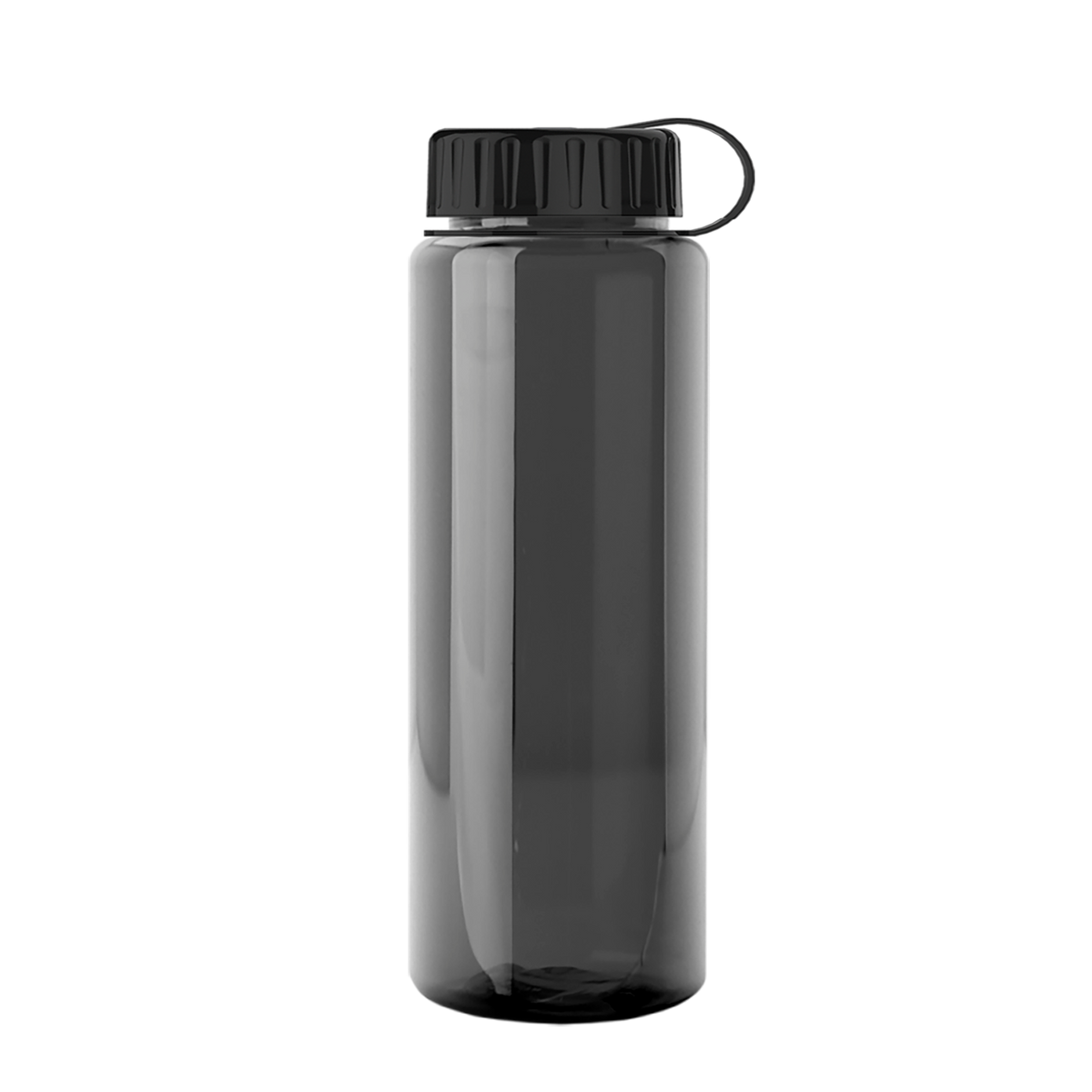 Custom logo Slim Fit RPET Bottle with Tethered Lid - 32 oz.