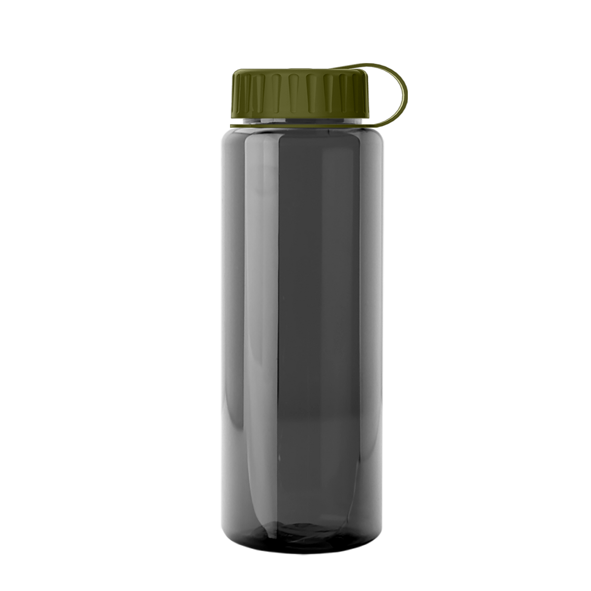 Custom logo Slim Fit RPET Bottle with Tethered Lid - 32 oz.
