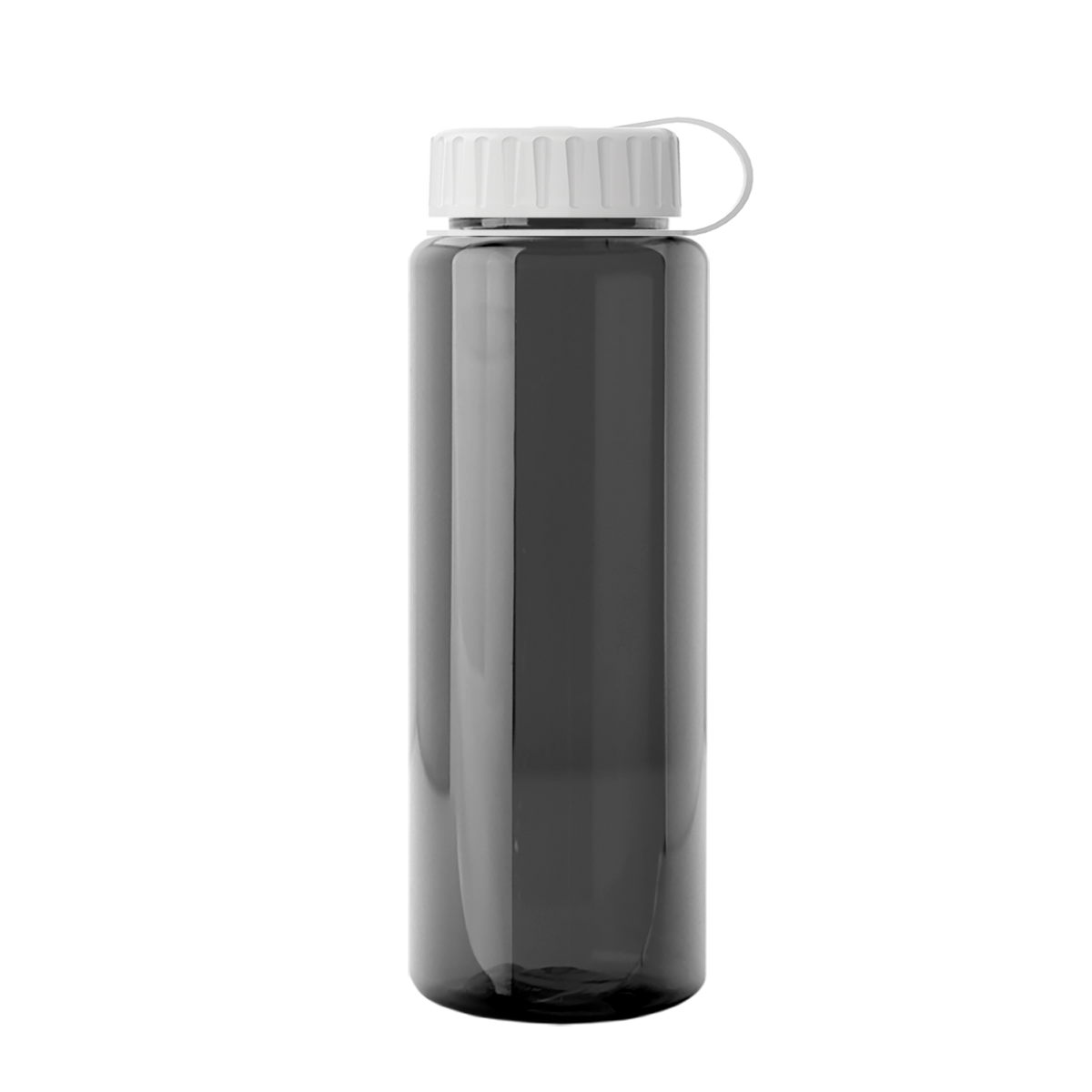 Custom logo Slim Fit RPET Bottle with Tethered Lid - 32 oz.