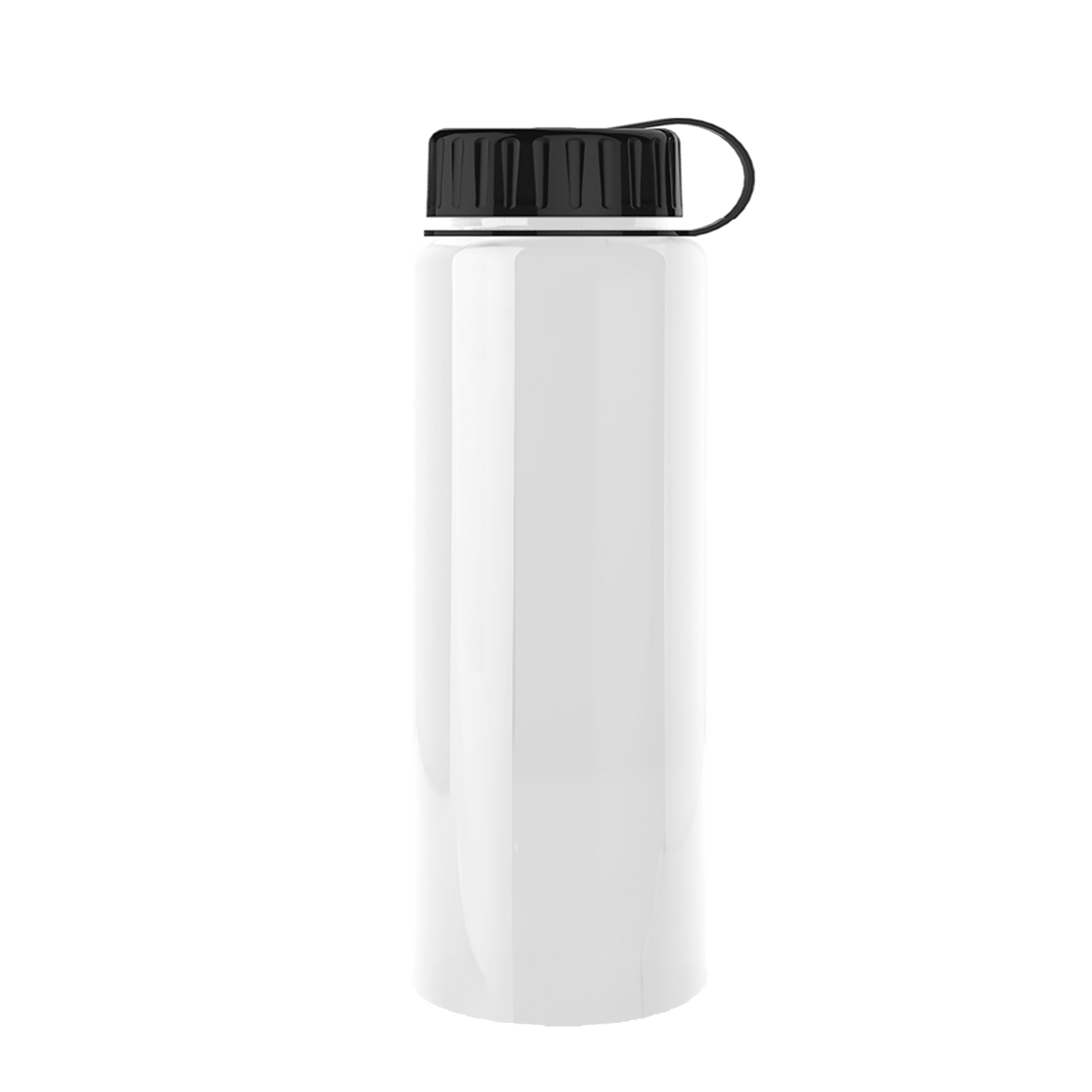 Custom logo Slim Fit RPET Bottle with Tethered Lid - 32 oz.