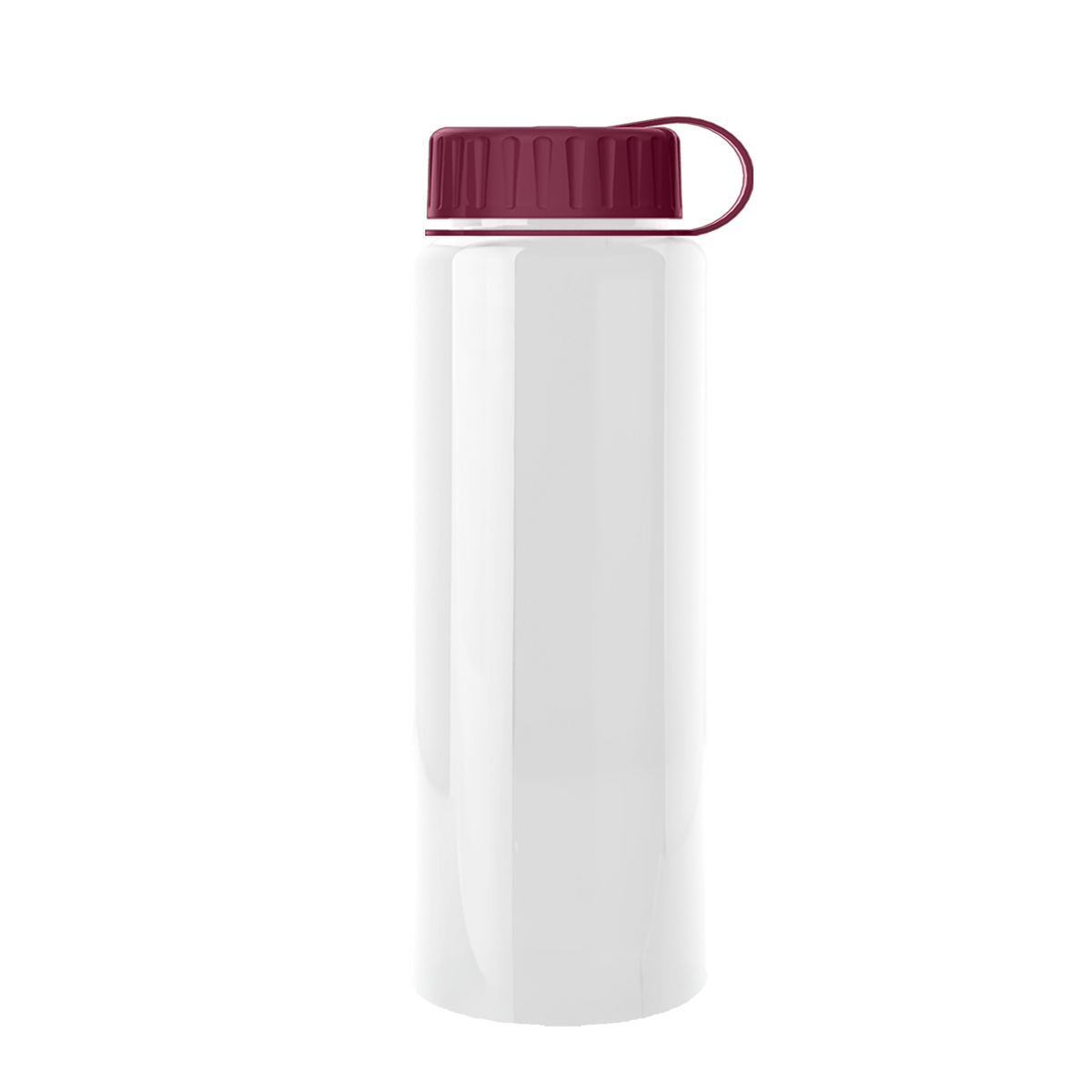 Custom logo Slim Fit RPET Bottle with Tethered Lid - 32 oz.